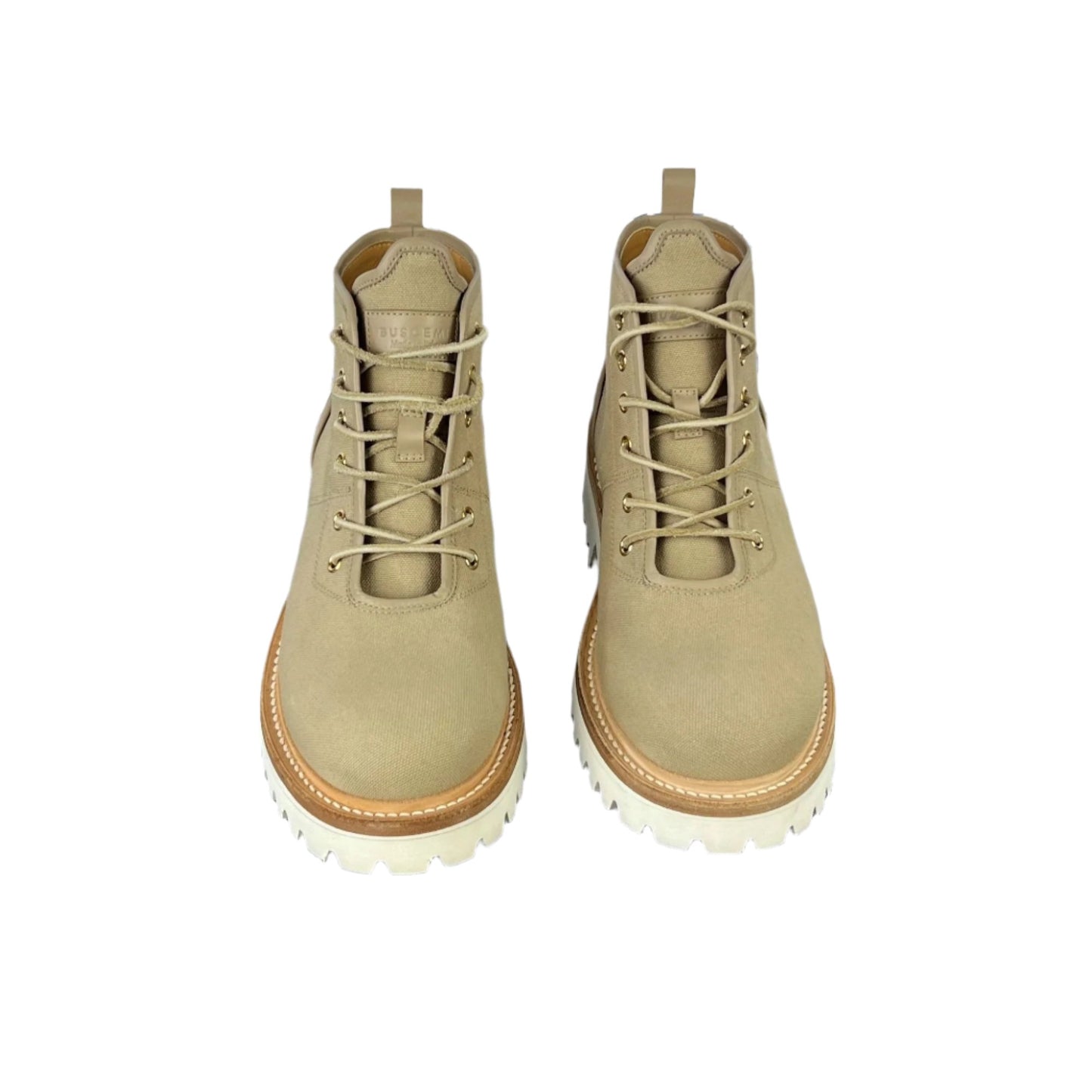Buscemi Mens Lotta Boot Tortora Canvas Boots SAMPLE | Positivo Clothing