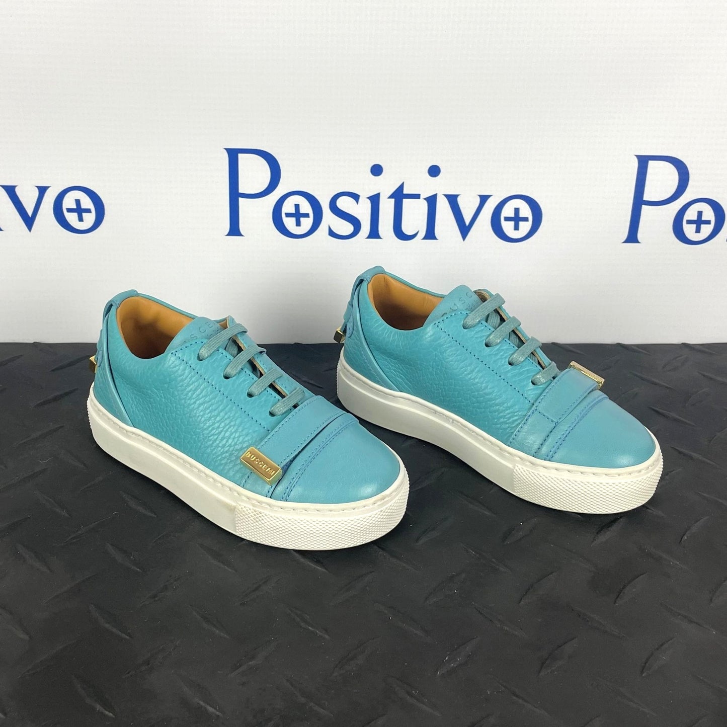 Buscemi 50MM Kid Oxygen Leather Sneakers | Positivo Clothing