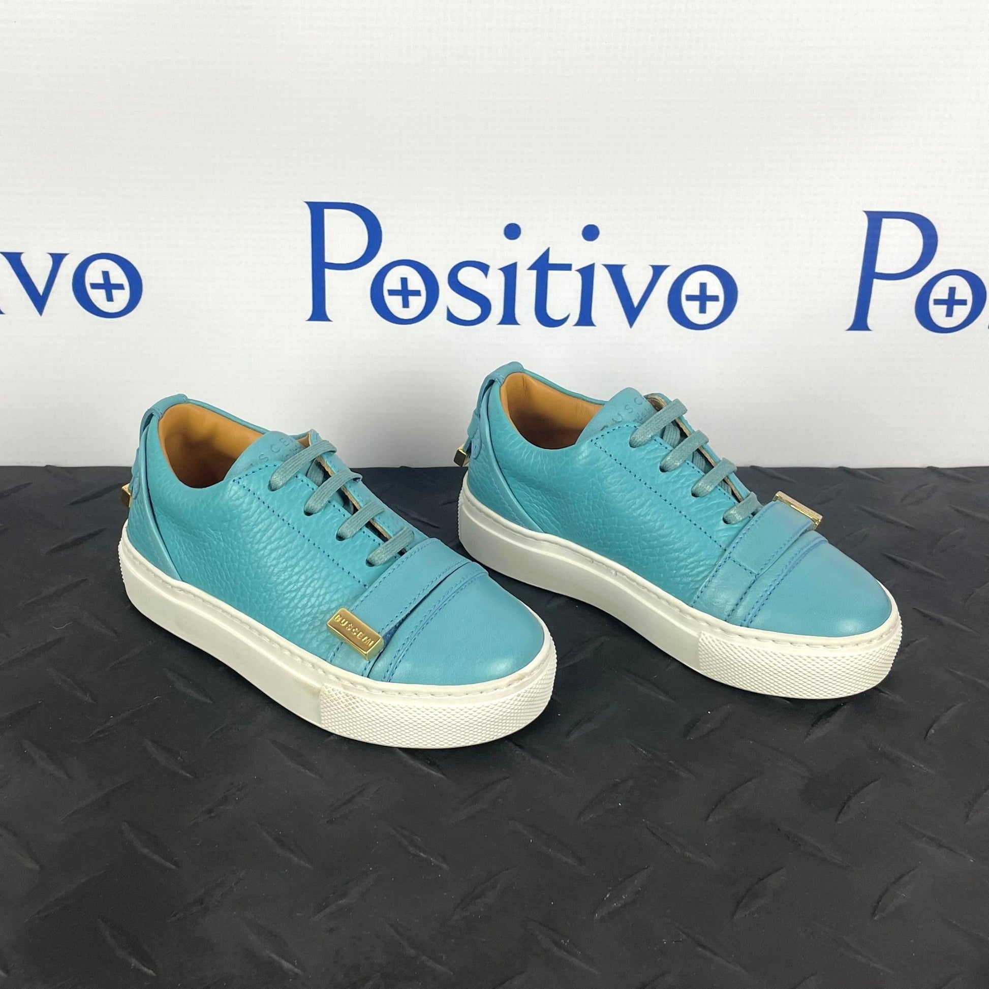 Buscemi 50MM Kid Oxygen Leather Sneakers | Positivo Clothing