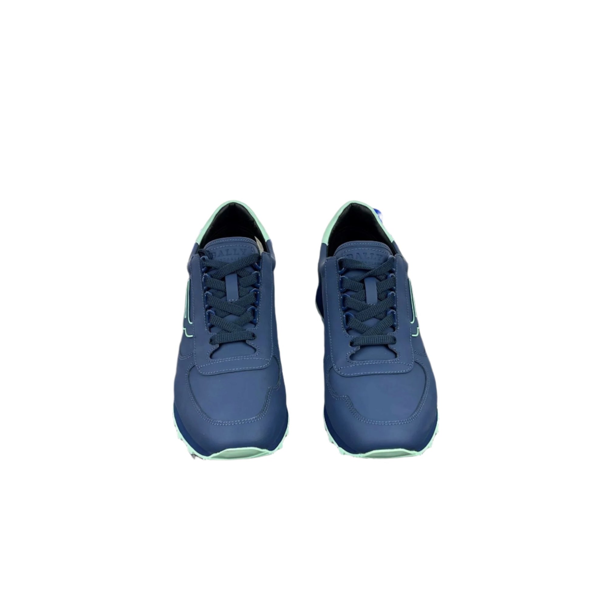 Bally Gavino Blue Sky Leather Sneakers | Positivo Clothing