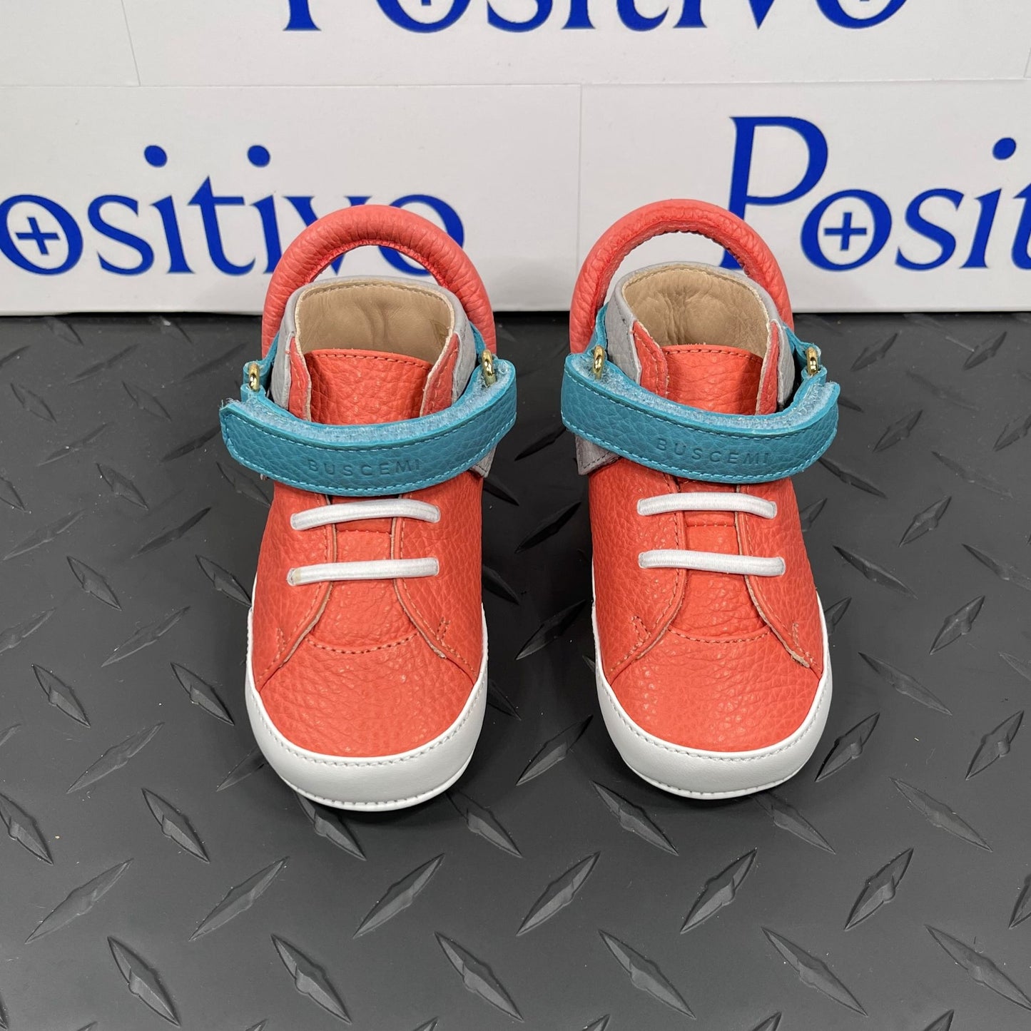 Buscemi 100MM Baby Alce Parma TriColor Leather Sneakers | Positivo Clothing