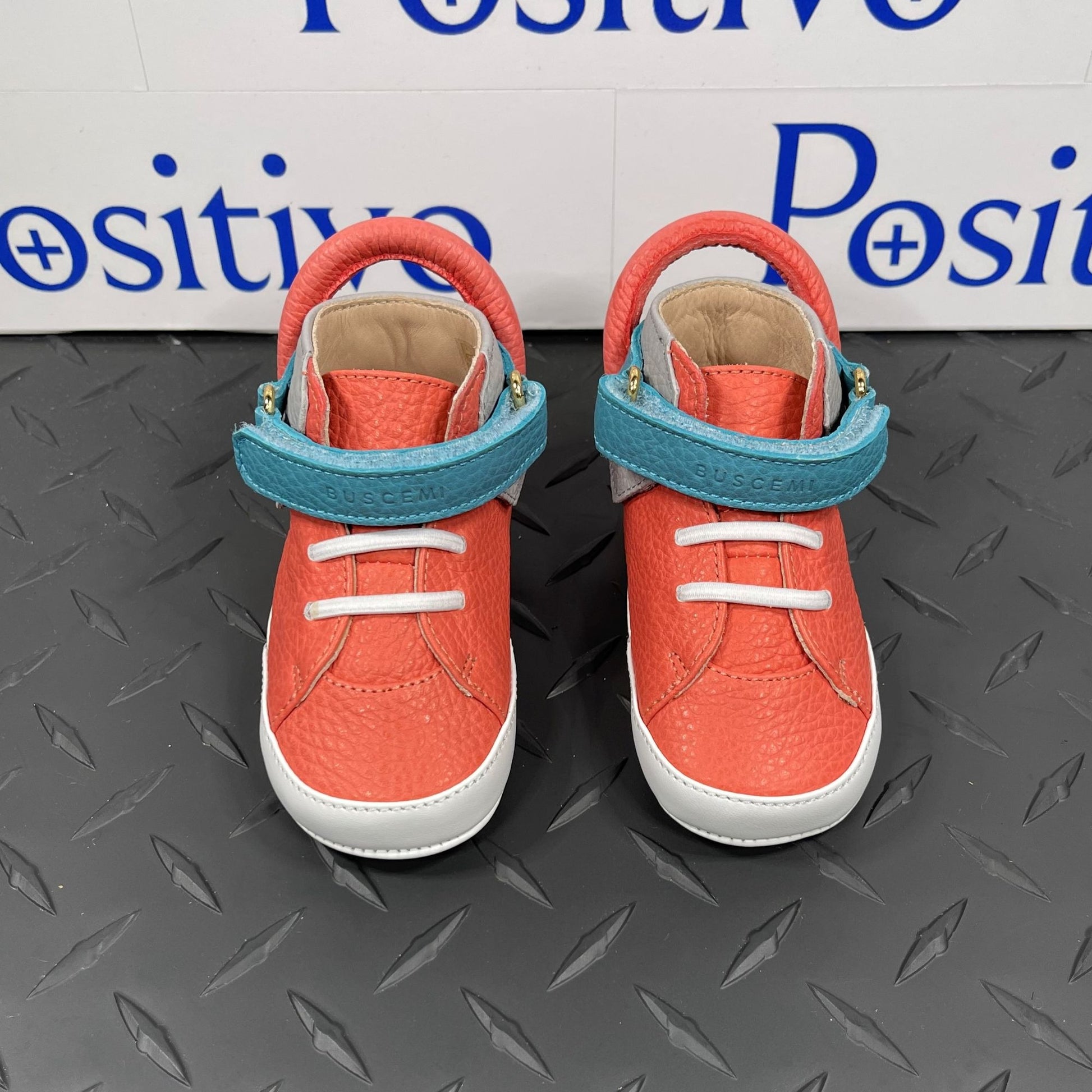 Buscemi 100MM Baby Alce Parma TriColor Leather Sneakers | Positivo Clothing