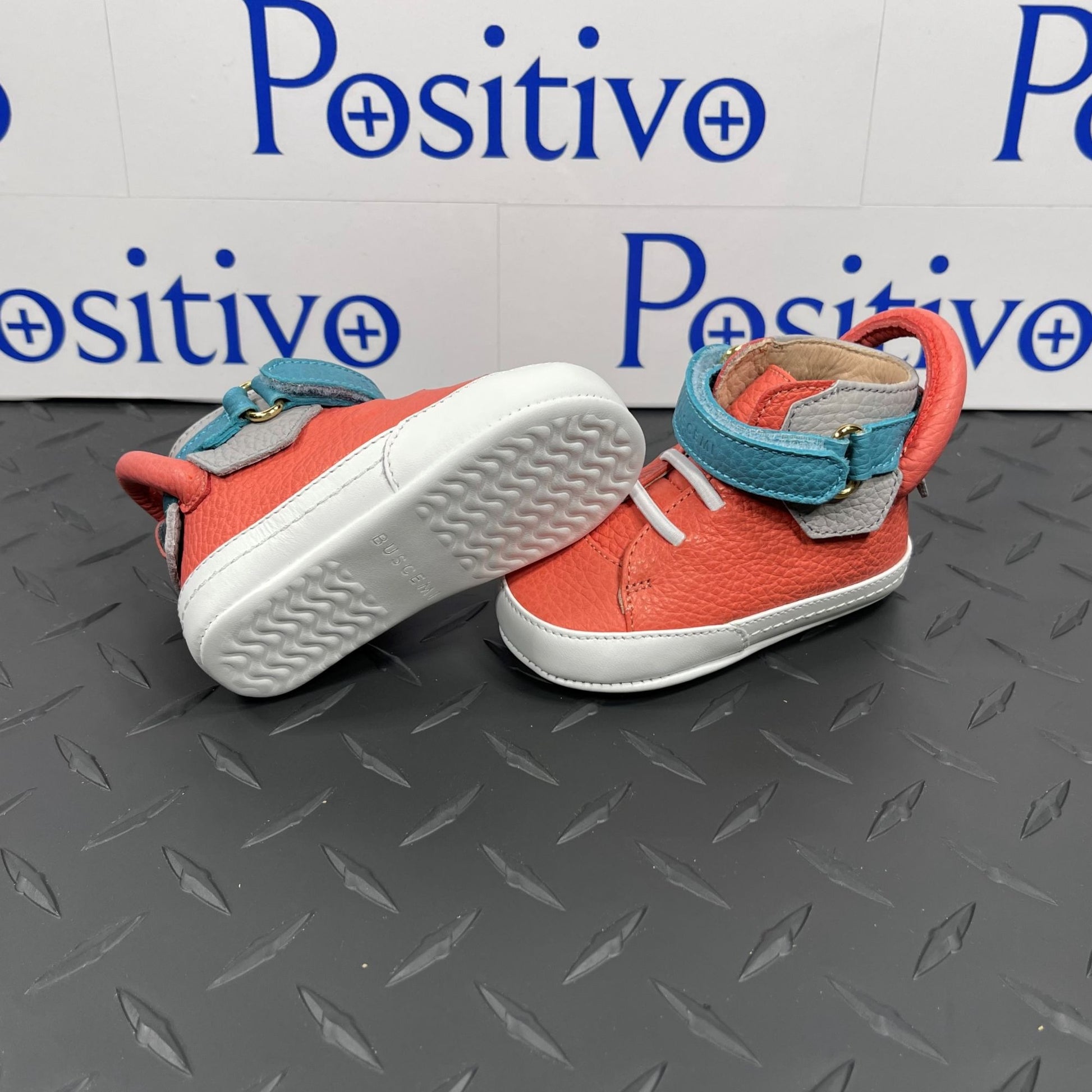 Buscemi 100MM Baby Alce Parma TriColor Leather Sneakers | Positivo Clothing