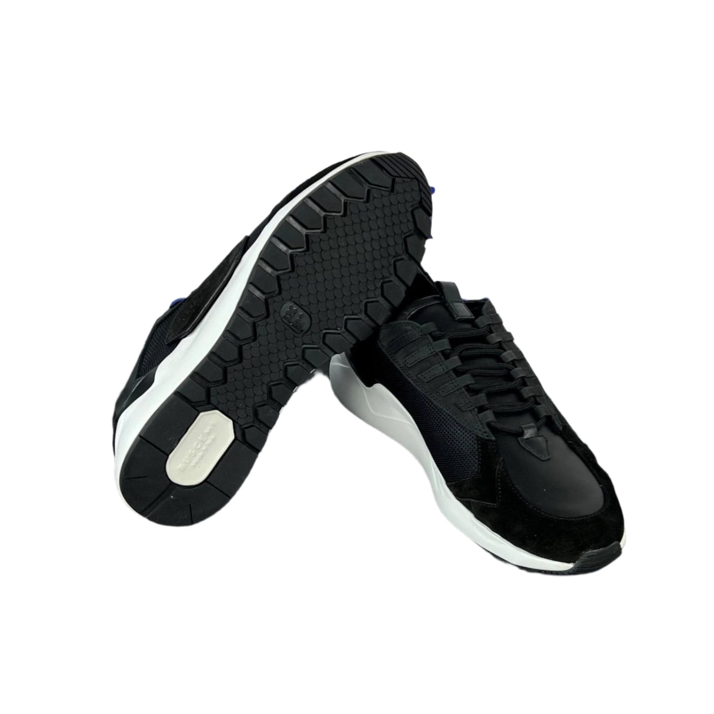 Buscemi Mens Run 2 Black Suede Sneakers SAMPLE | Positivo Clothing