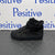 Buscemi 100MM Kid Gleam Black Leather Sneakers | Positivo Clothing