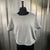 BLK DNM Womens Light Grey Short Sleeves Sweatshirt | Positivo Clothing