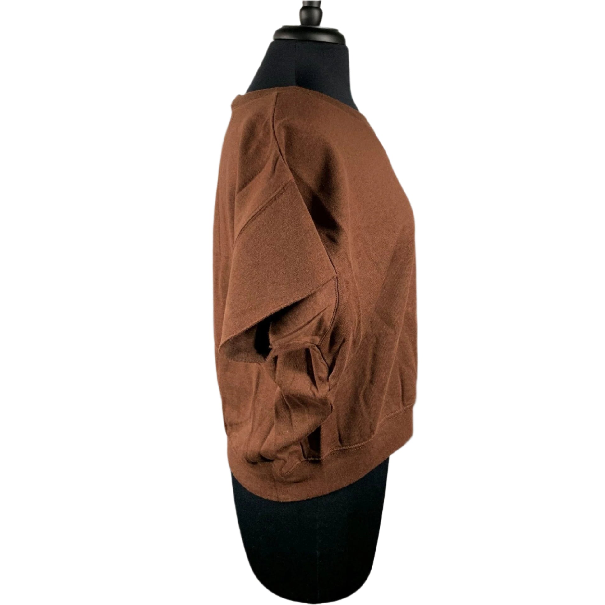BLK DNM Womens Mahogany Short Sleeves Sweatshirt | Positivo Clothing