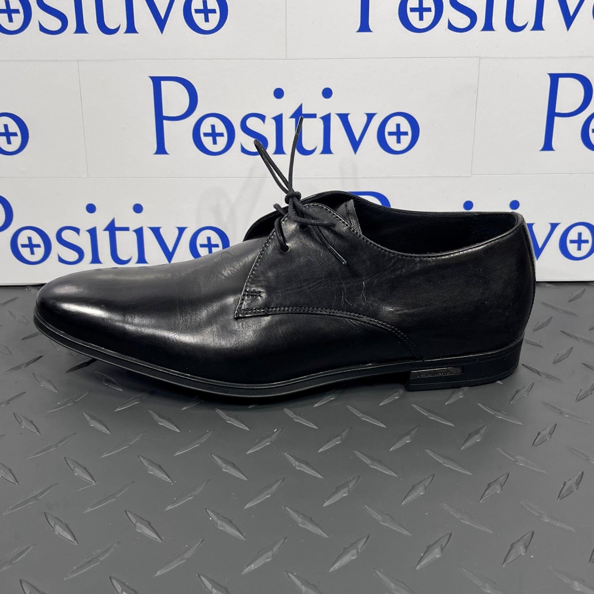 Paul Smith Coney Black Leather Derby Shoes | Positivo Clothing
