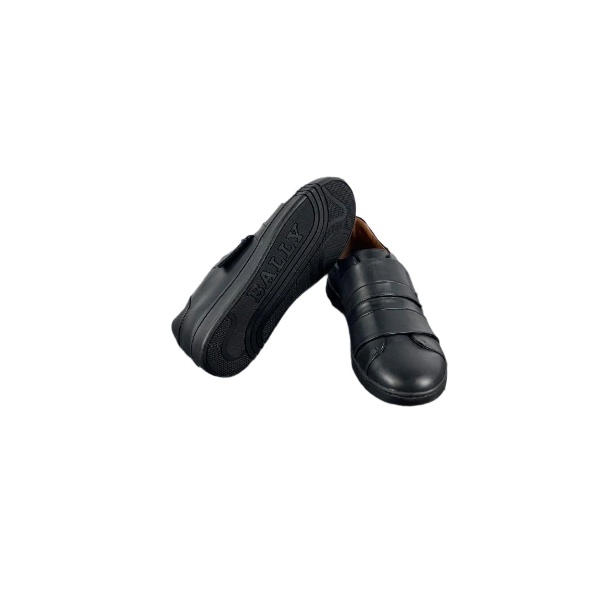 Bally Willet Black Leather Sneakers - Positivo Clothing