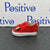 Buscemi 50MM Baby Alce Red Leather Sneakers | Positivo Clothing