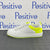 MCM Womens Flo Lime/White Leather Sneakers | Positivo Clothing