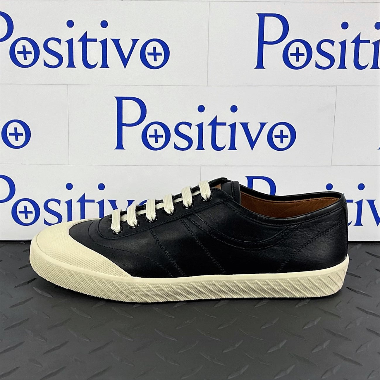 Bally Smitt Black Leather Low Top Sneakers | Positivo Clothing