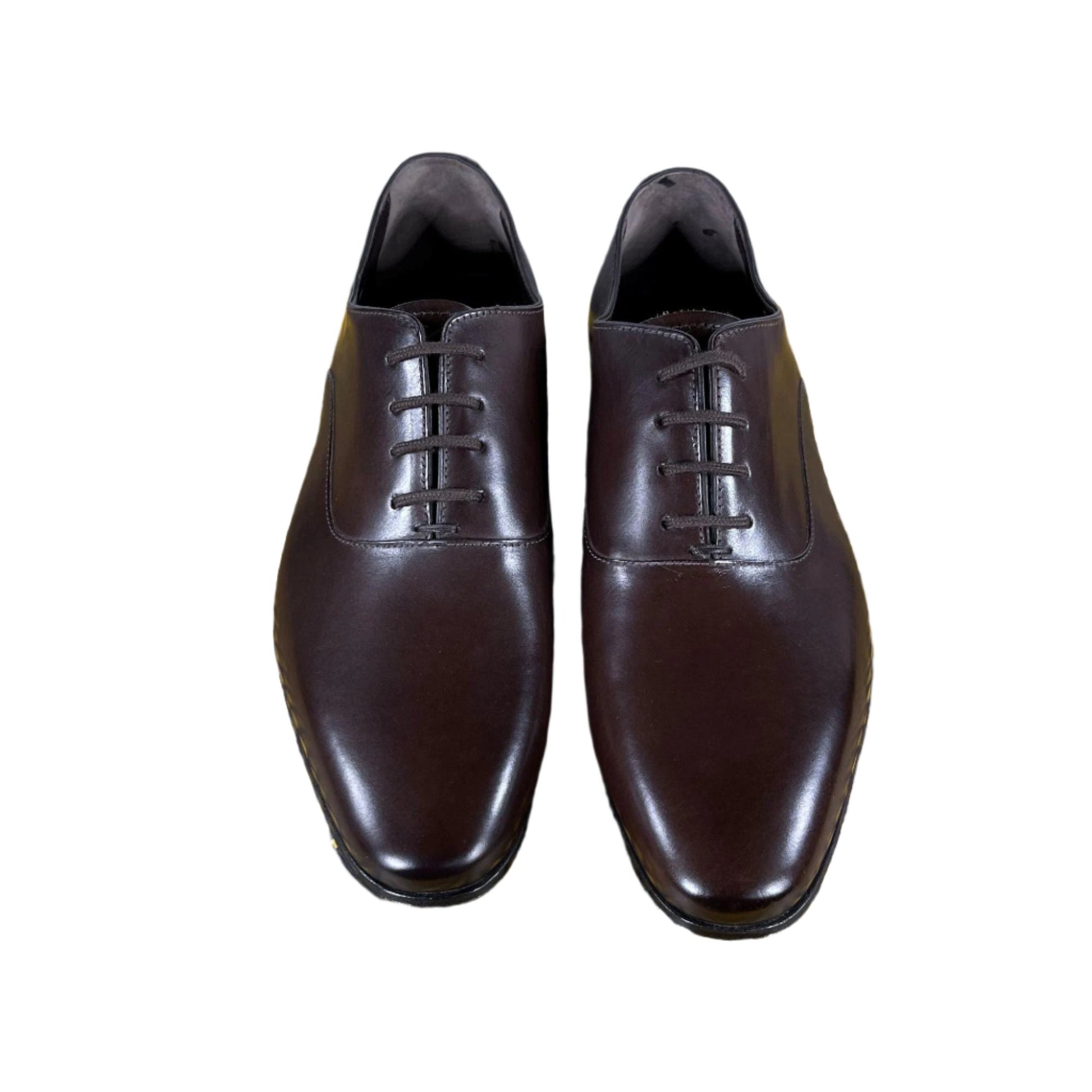 Paul Smith Fleming Dark Brown Leather Oxfords V002 69