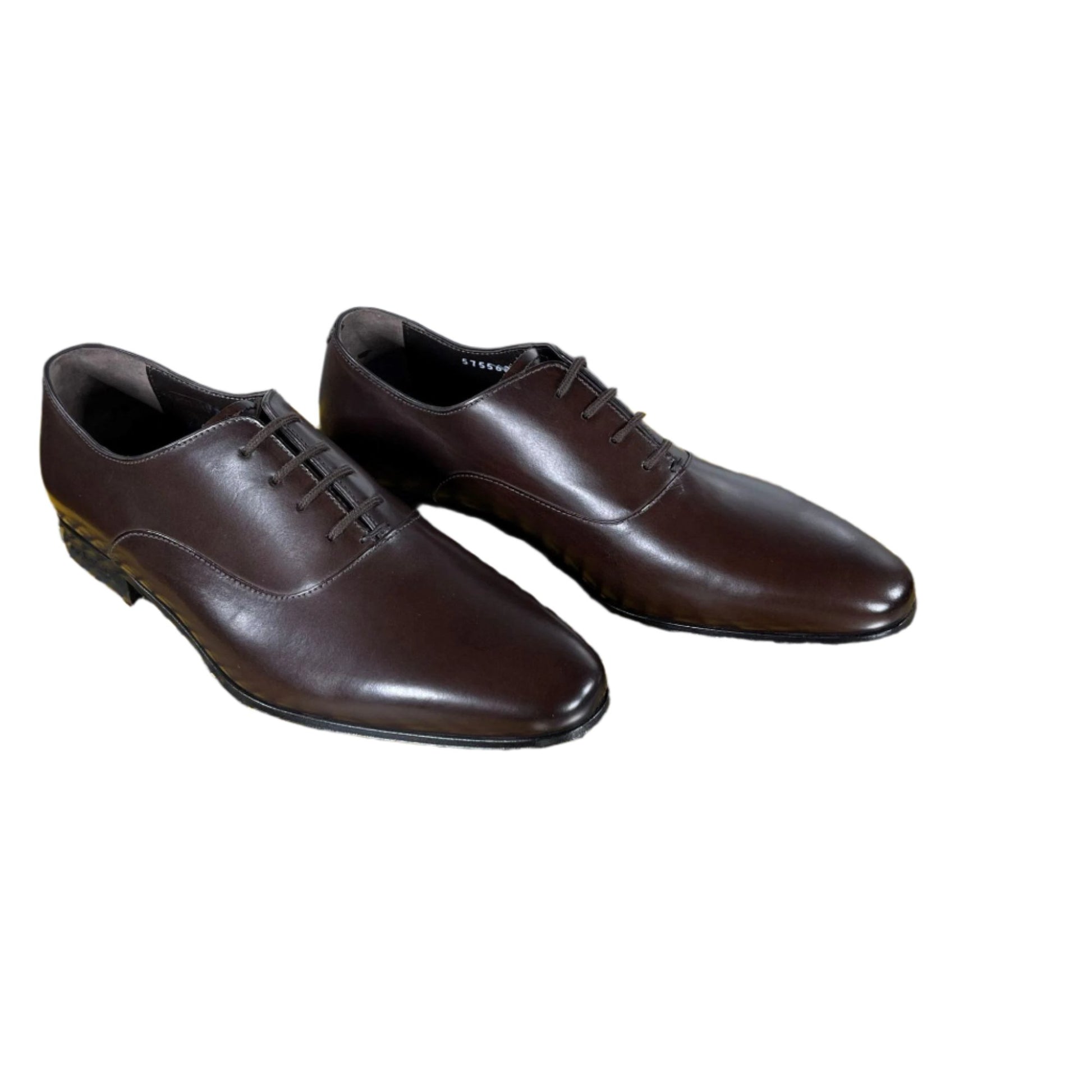 Paul Smith Fleming Dark Brown Leather Oxfords V002 69