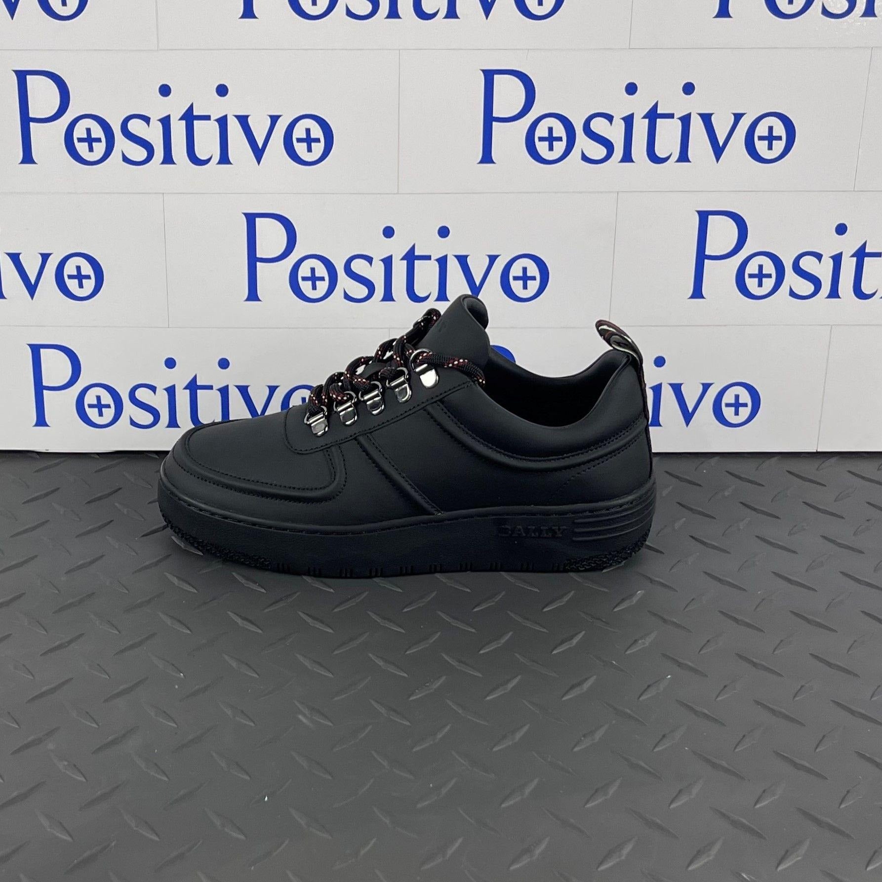 Bally Ollyver Black Leather Sneakers | Positivo Clothing