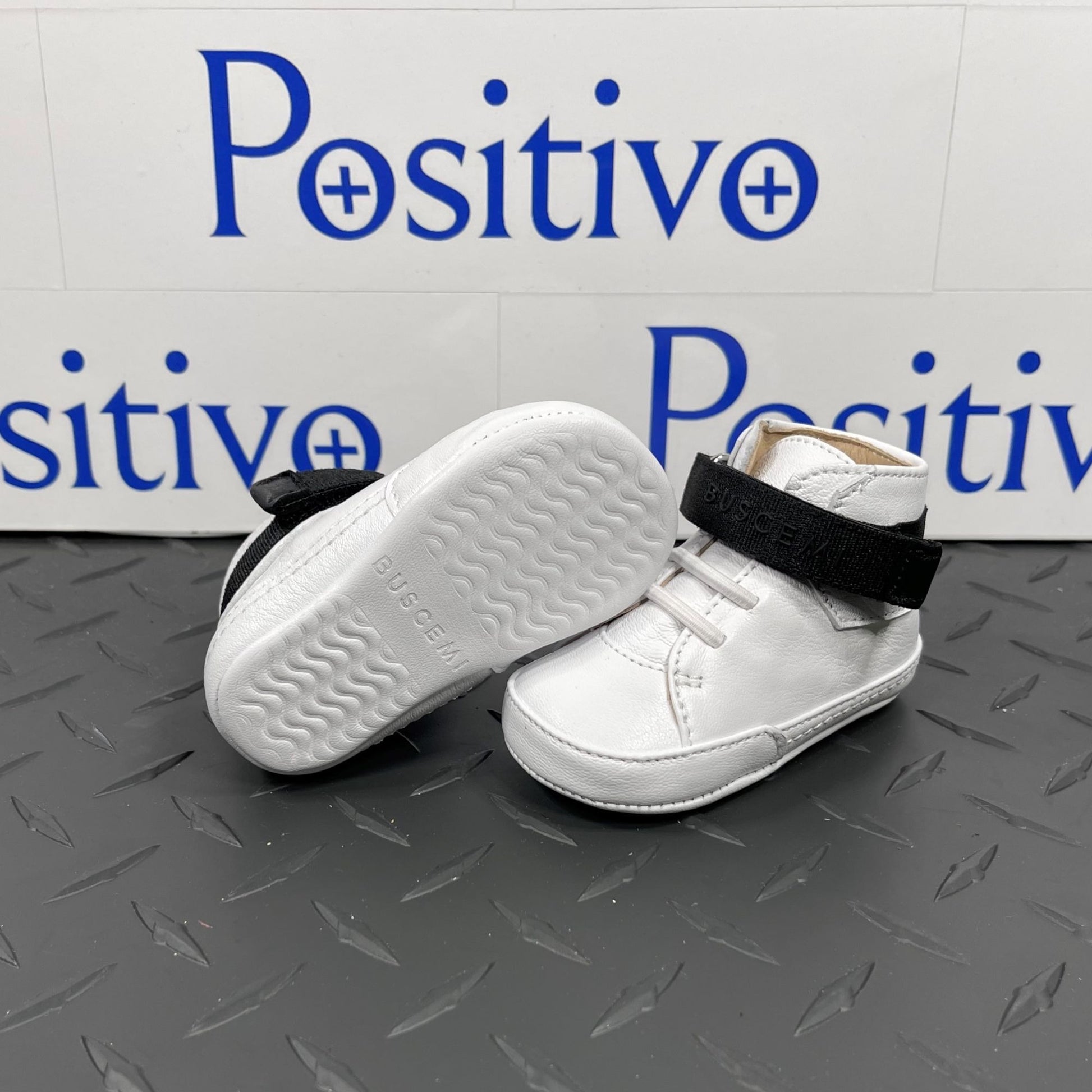 Buscemi 100MM Baby Sport White Sneakers | Positivo Clothing