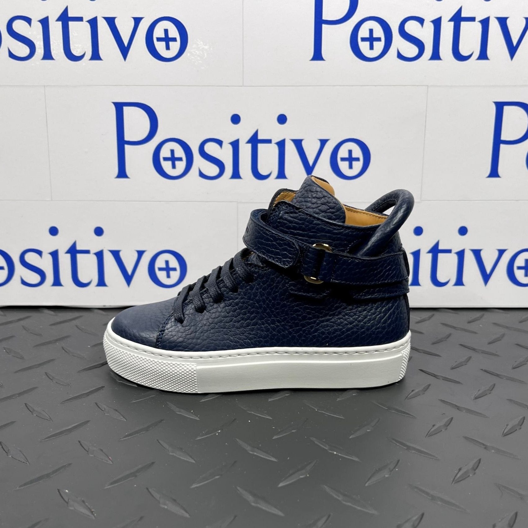 Buscemi 100MM Toddler Alce Oceano Leather Sneakers | Positivo Clothing