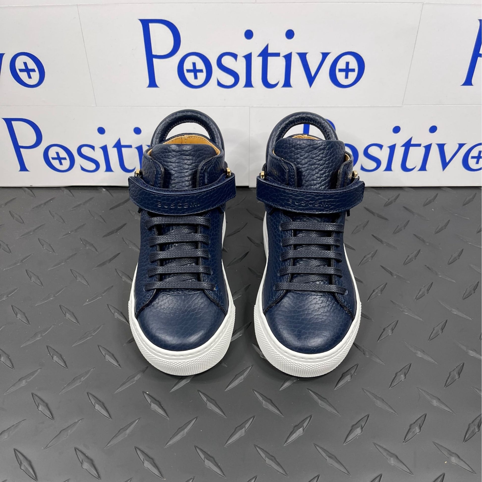 Buscemi 100MM Toddler Alce Oceano Leather Sneakers | Positivo Clothing