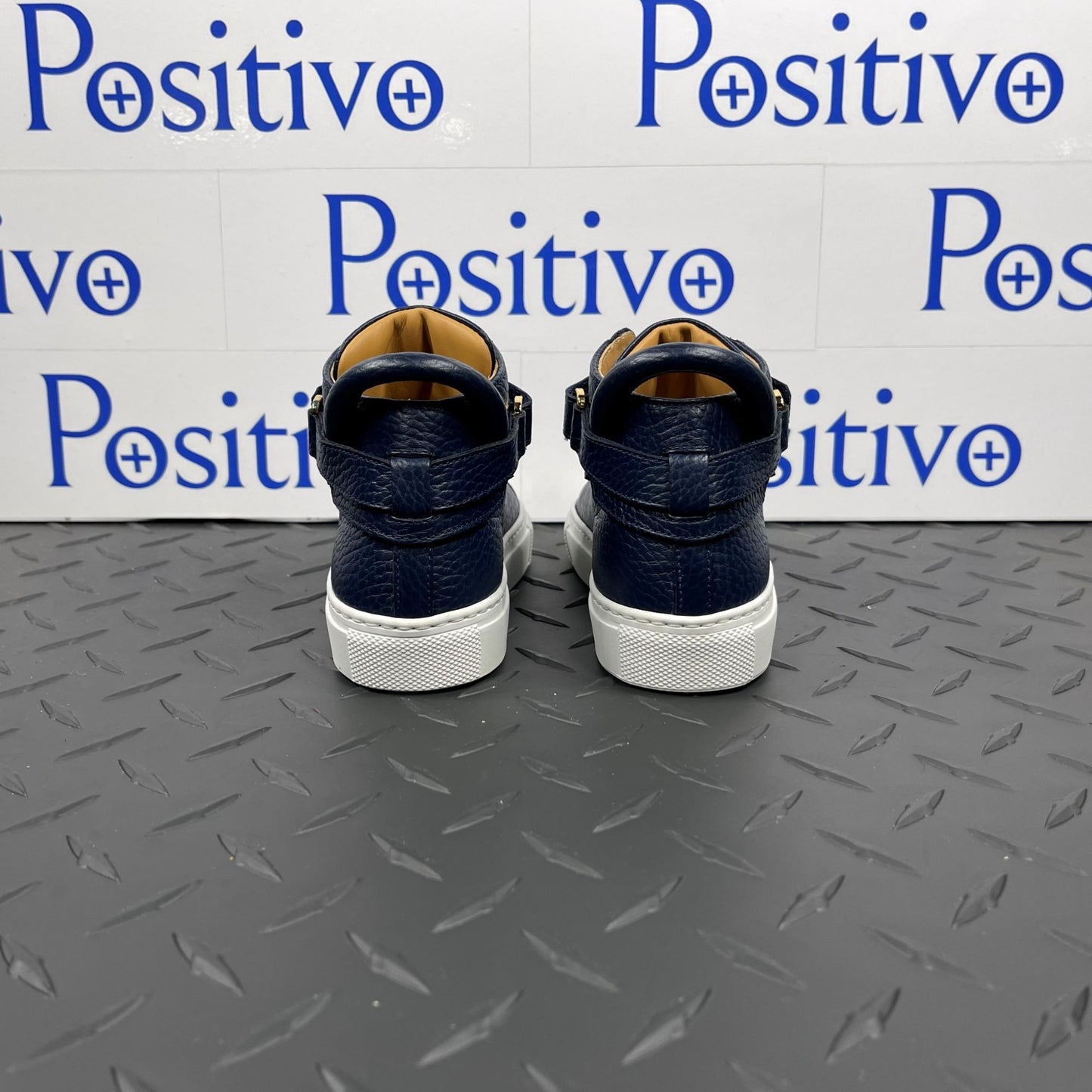 Buscemi 100MM Toddler Alce Oceano Leather Sneakers | Positivo Clothing
