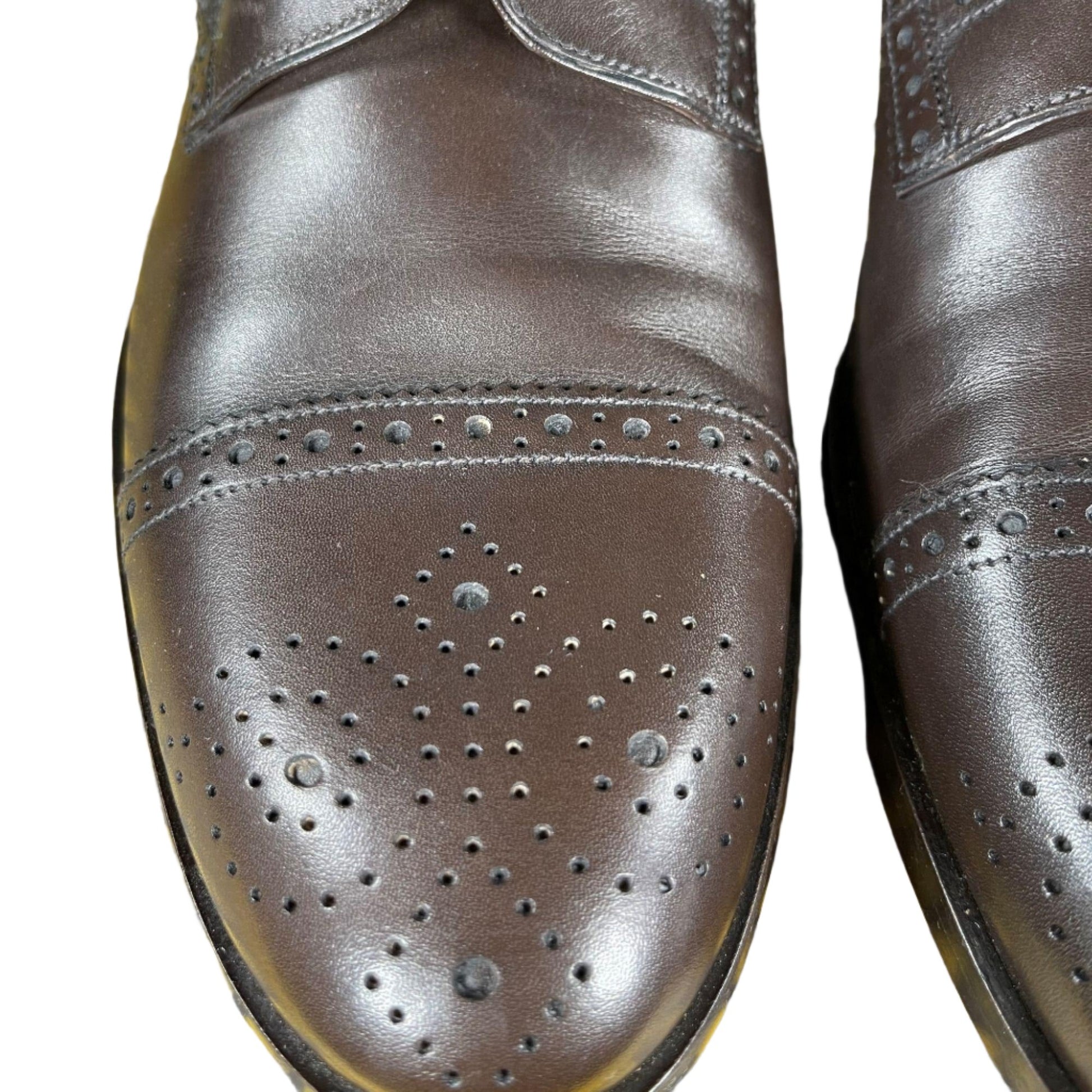 Bally Brooking Coffee Leather Derby Shoes | Positivo Clothing