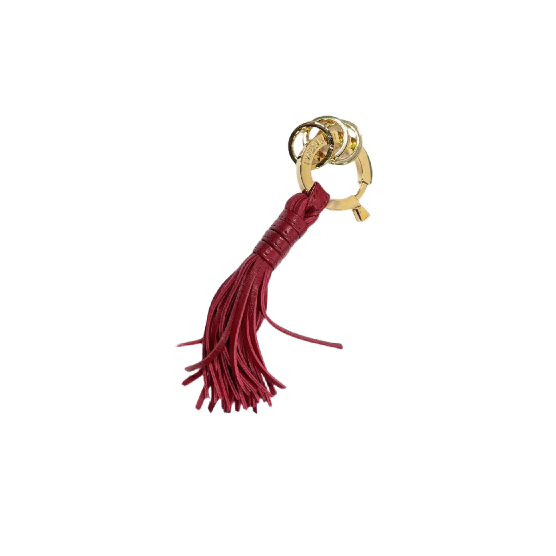Buscemi Fringe Keyholder Scarlet Leather | Positivo Clothing
