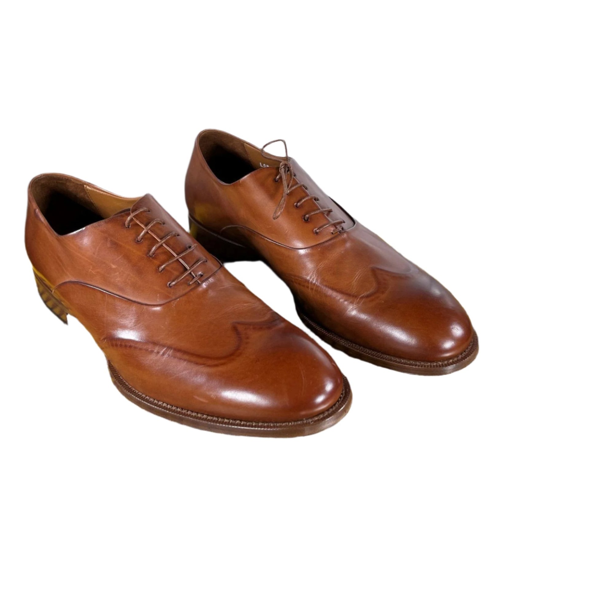 Paul Smith Lomax Tan Leather Oxfords LOM03 62