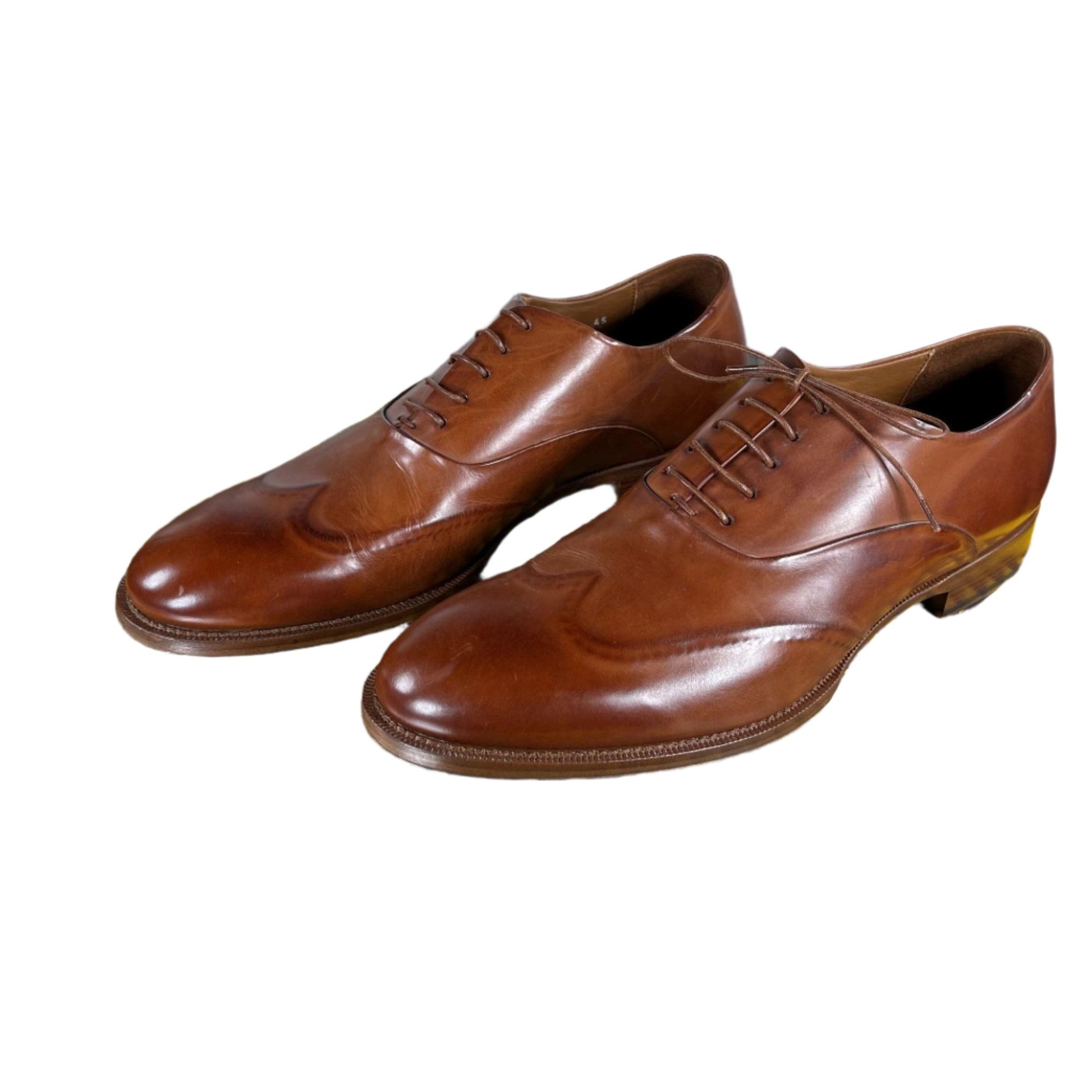 Paul Smith Lomax Tan Leather Oxfords LOM03 62