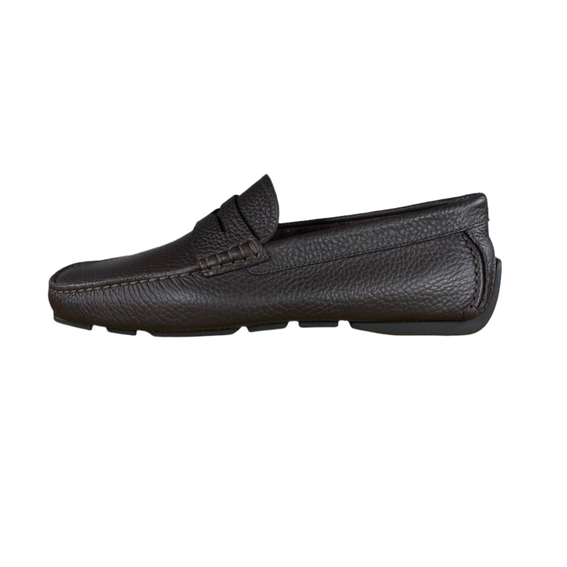Bally Warno Chocolate Leather Drivers - Positivo Clothing