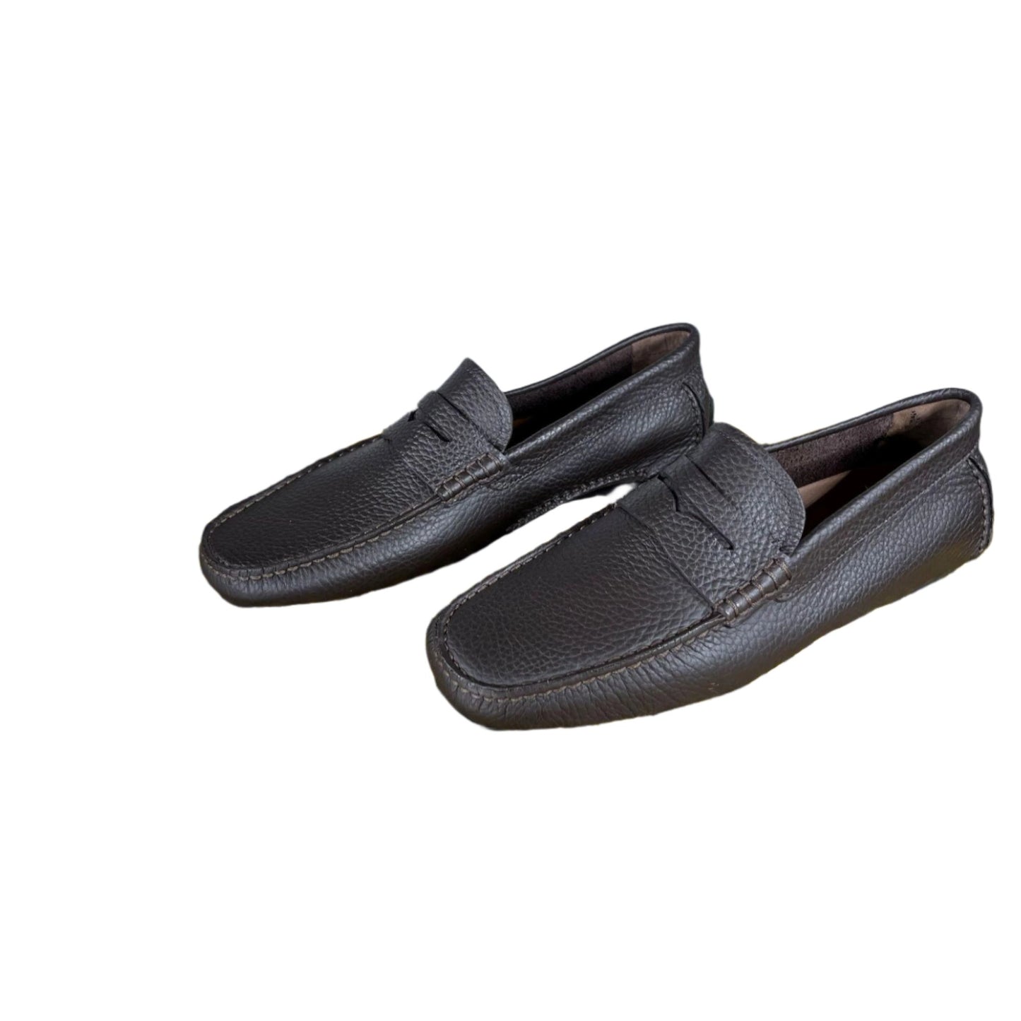 Bally Warno Chocolate Leather Drivers - Positivo Clothing