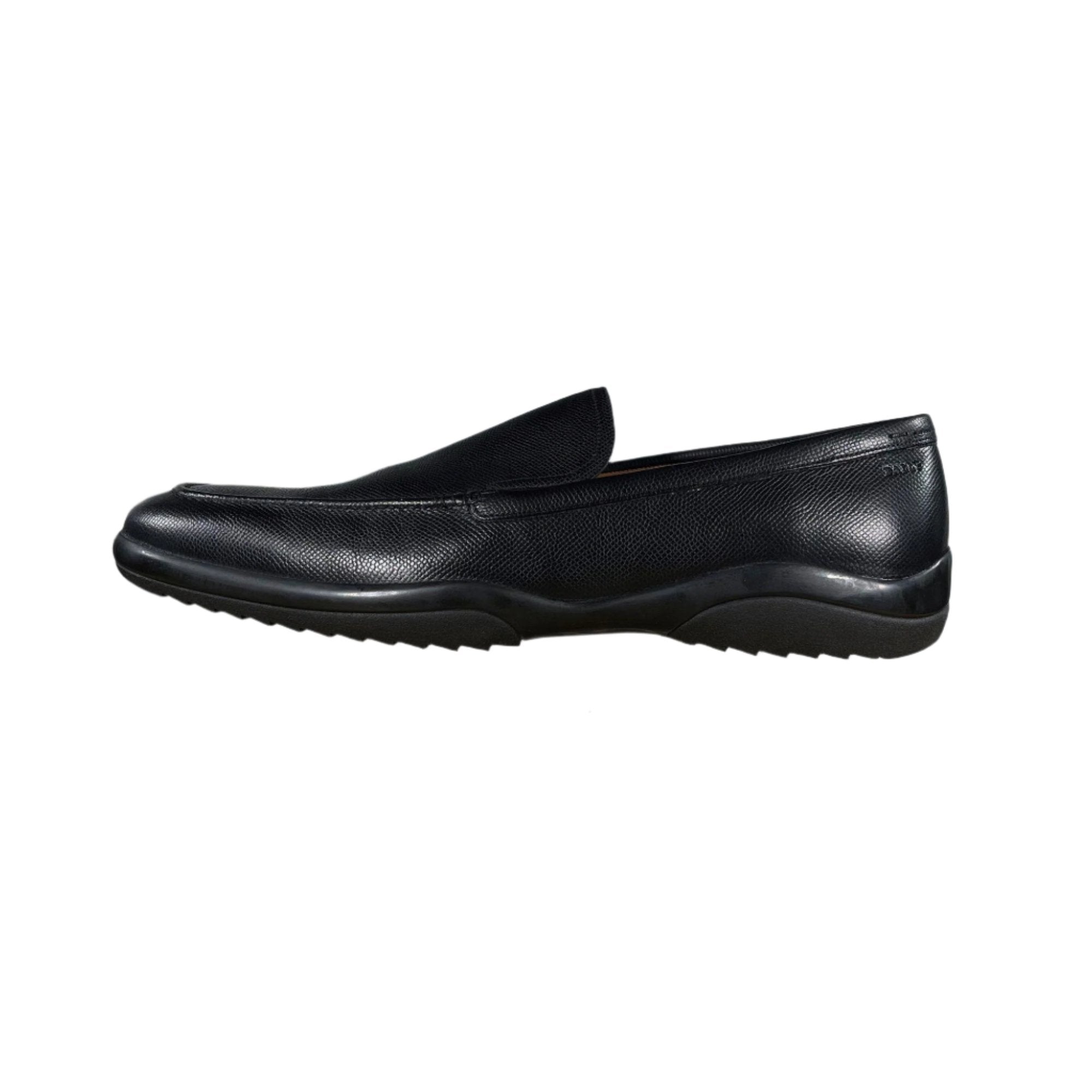 Bally Mils Black Leather Loafers | Positivo Clothing