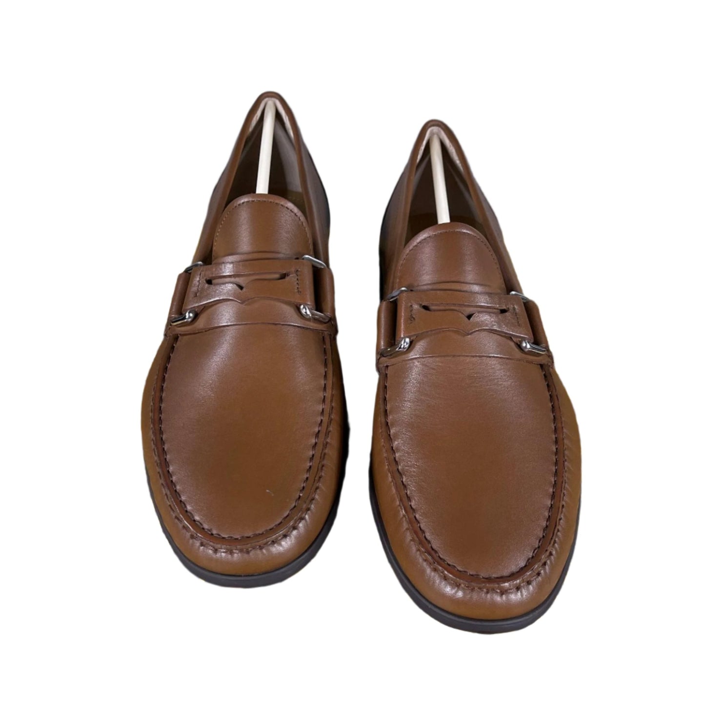 Bally Coniac Tobacco Leather Moccasins | Positivo Clothing