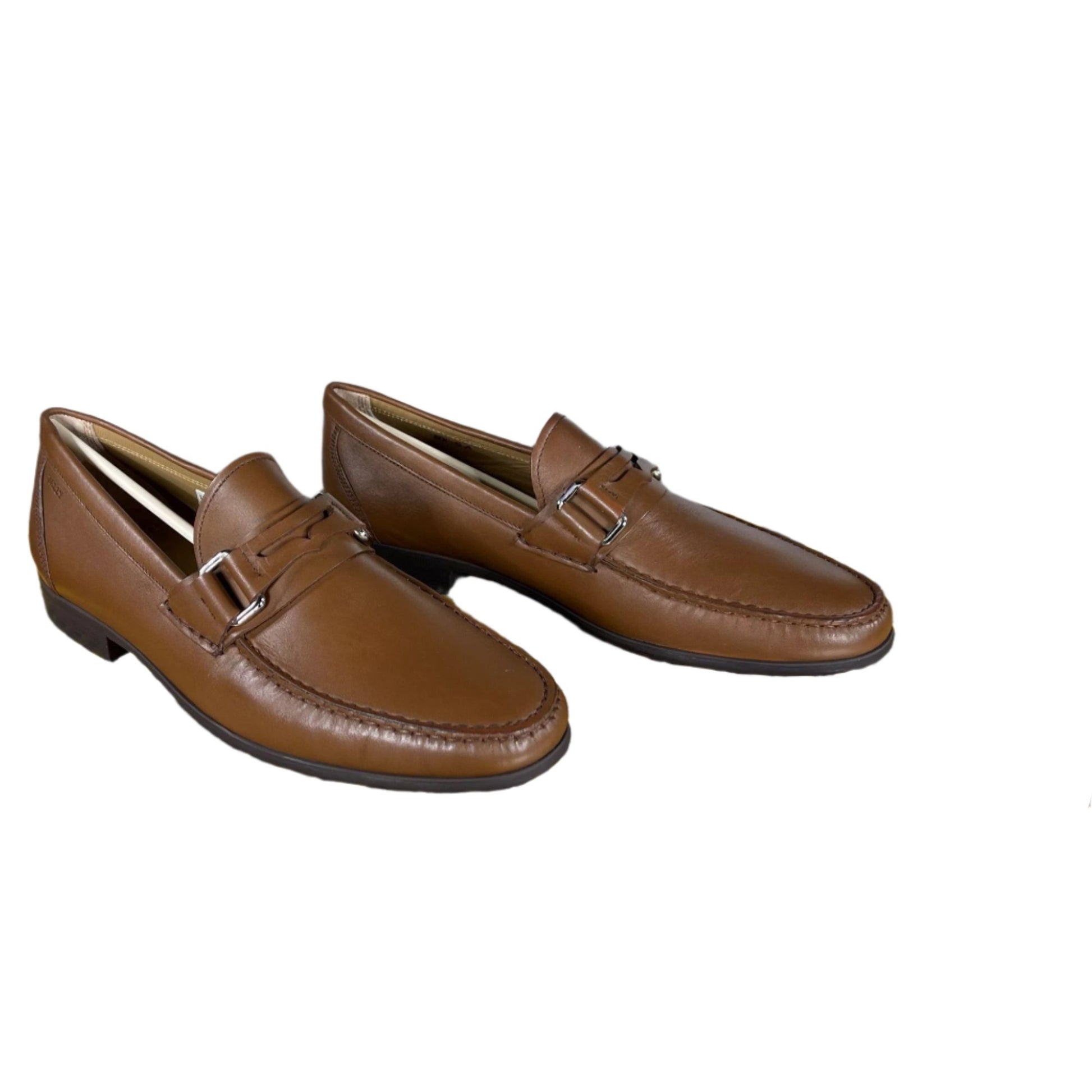 Bally Coniac Tobacco Leather Moccasins | Positivo Clothing