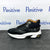 Buscemi Mens Veloce Mix Materials Black Leather Sneakers | Positivo Clothing
