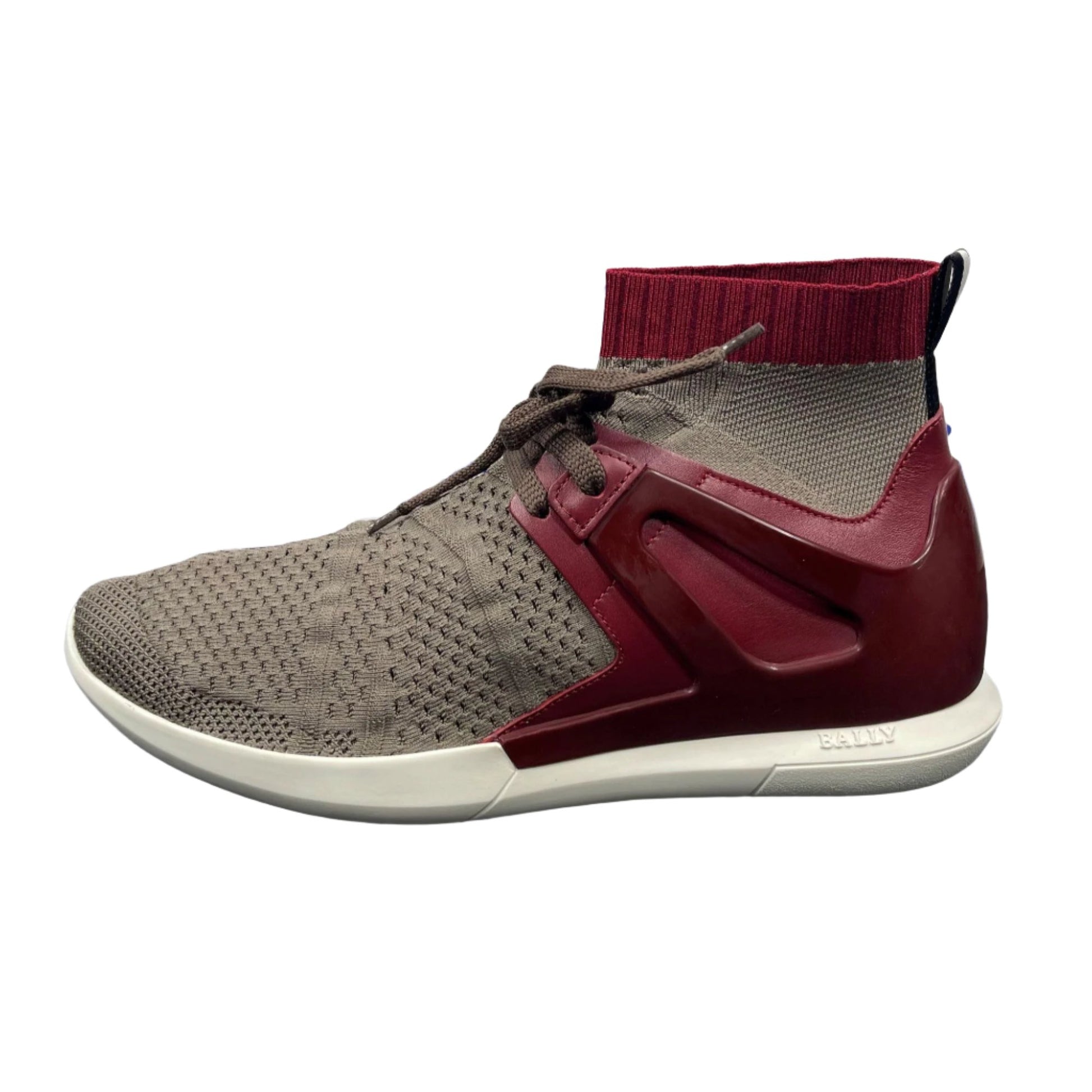 Bally Avallo Red Leather/Textile Sneakers | Positivo Clothing