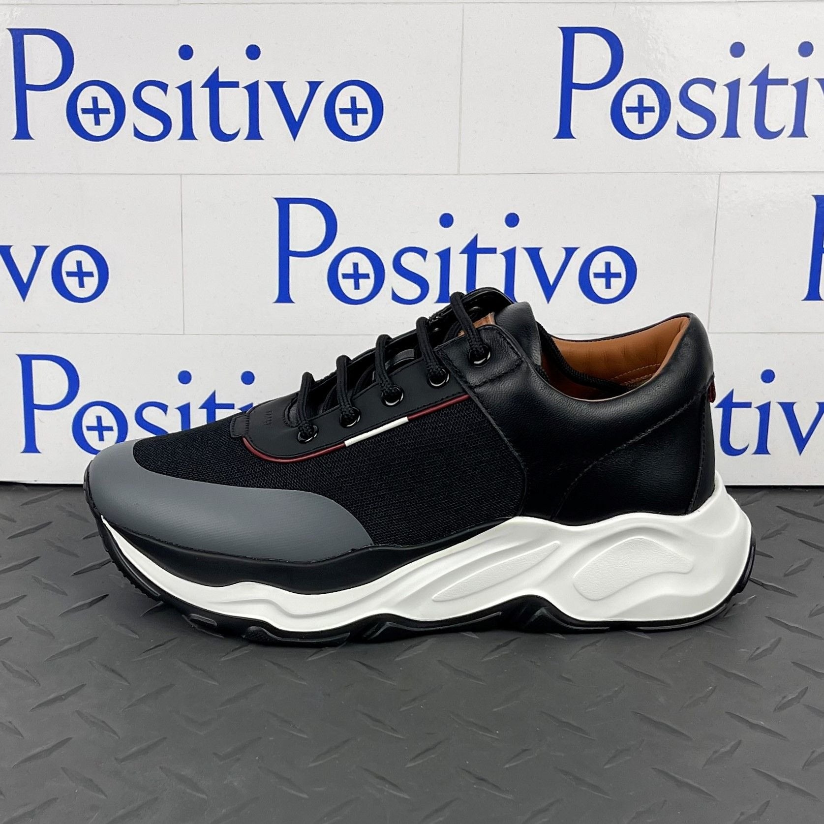 Bally Brander Black Polyester Sneakers | Positivo Clothing