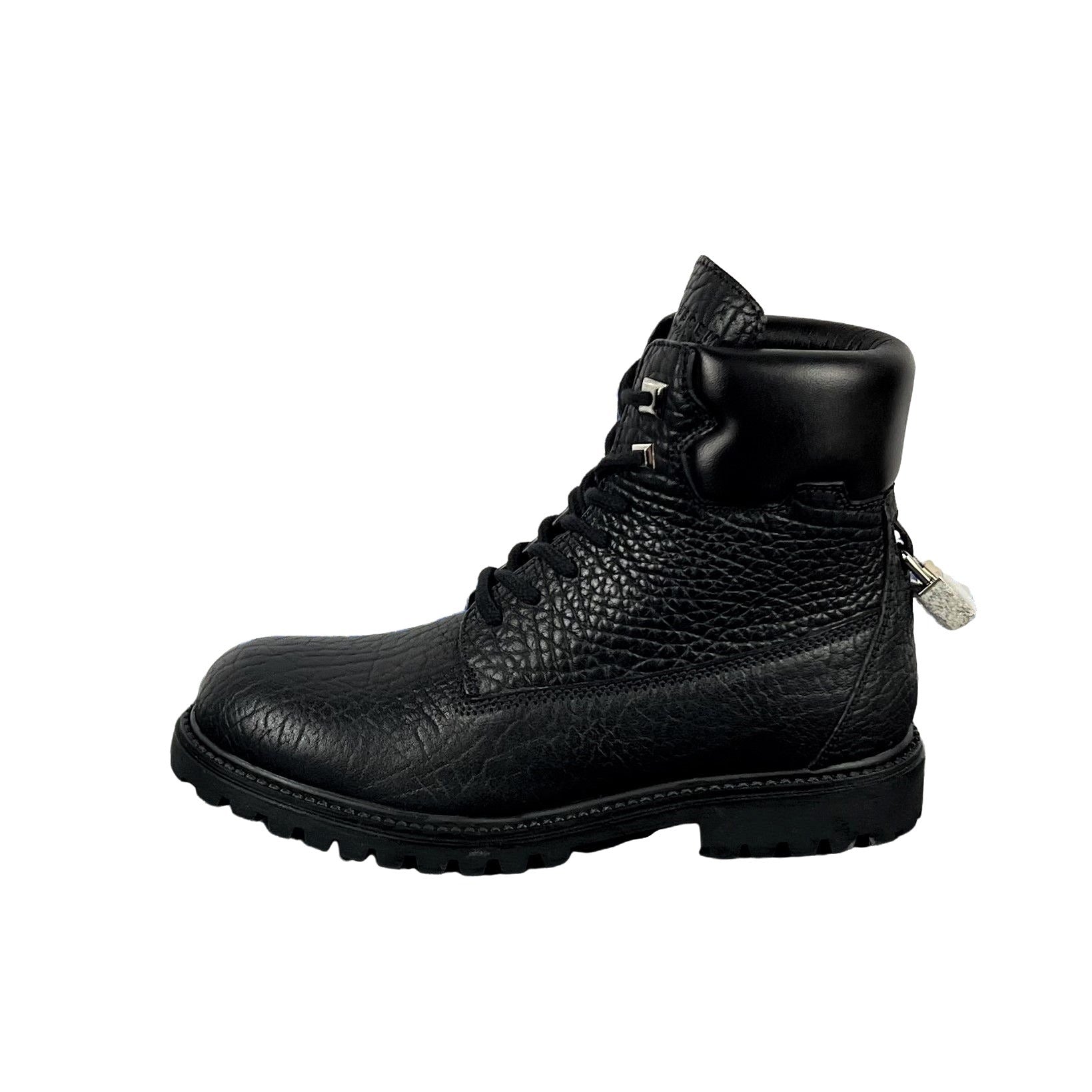 Buscemi Womens Site Boot Black Leather Boots SAMPLE | Positivo Clothing
