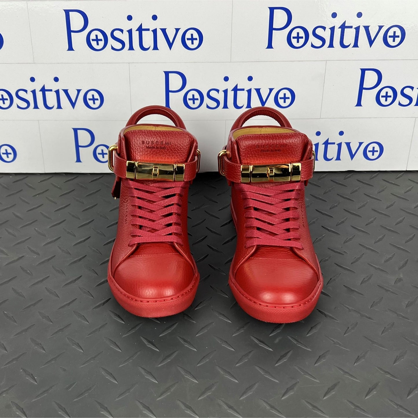 Buscemi Womens 100MM Flat Guts/Guts Sneakers SAMPLE | Positivo Clothing