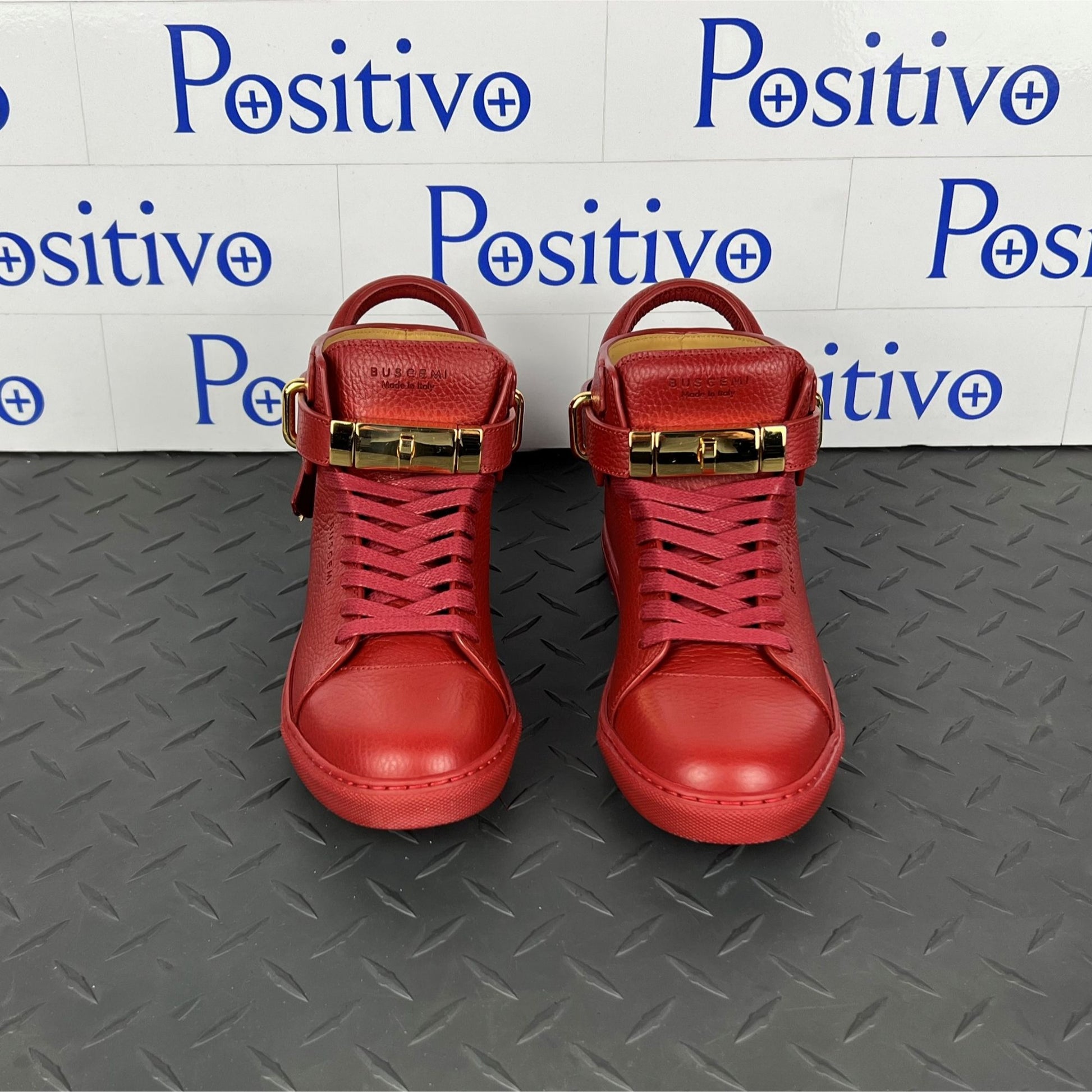 Buscemi Womens 100MM Flat Guts/Guts Sneakers SAMPLE | Positivo Clothing