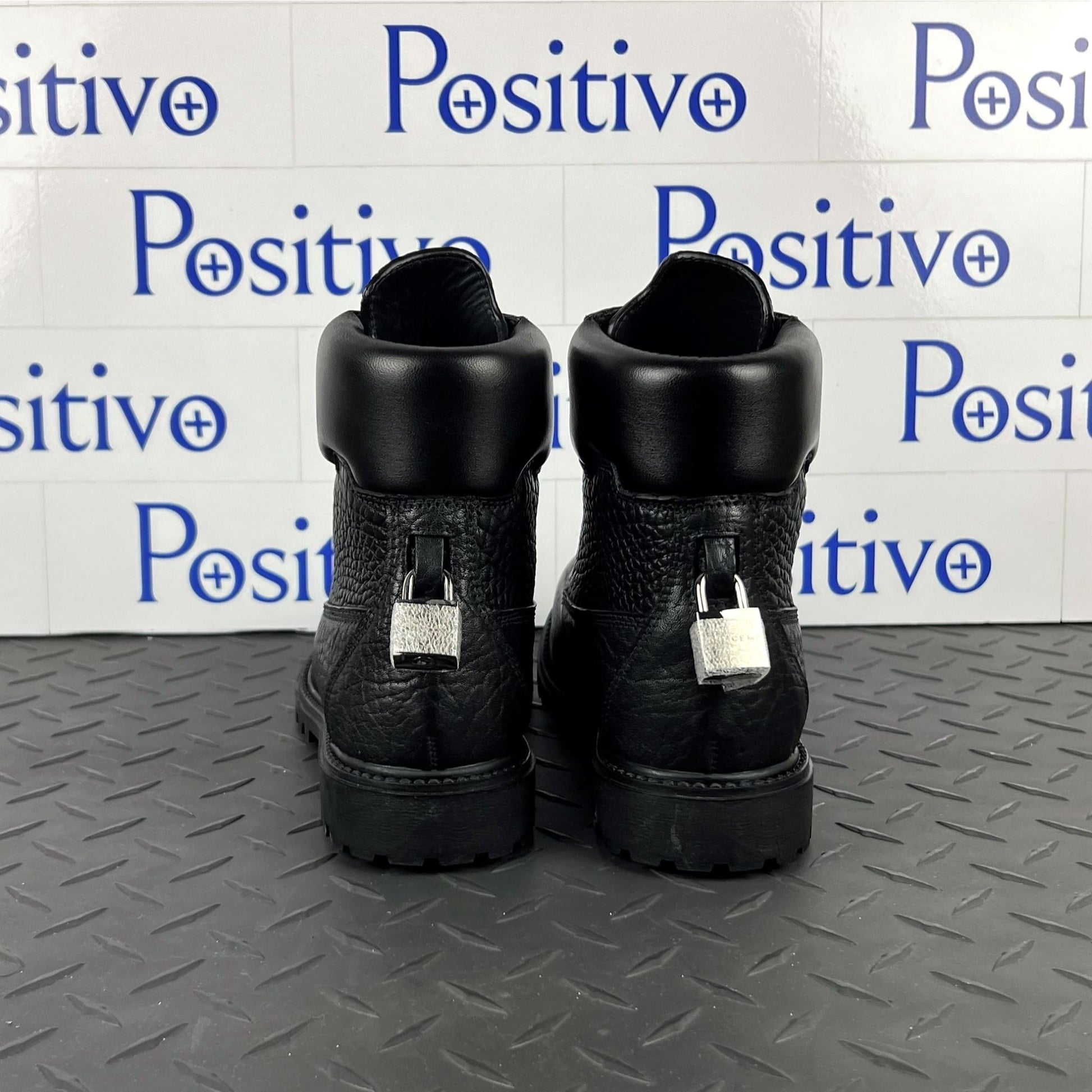Buscemi Womens Site Boot Black Leather Boots SAMPLE | Positivo Clothing