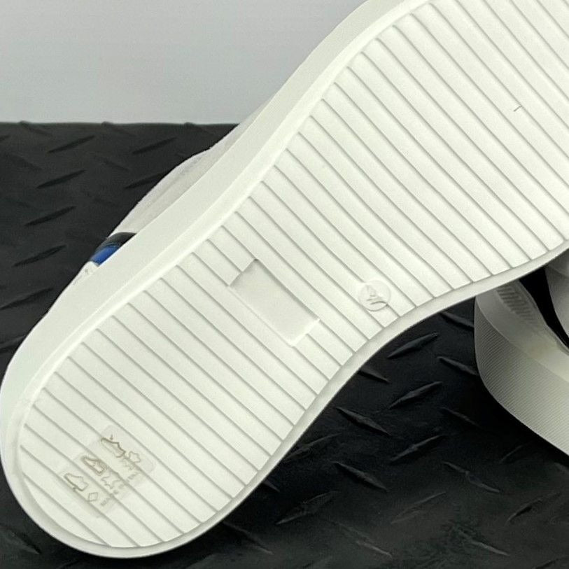 Buscemi Womens Ninna White Trio Leather Sneakers SAMPLE | Positivo Clothing