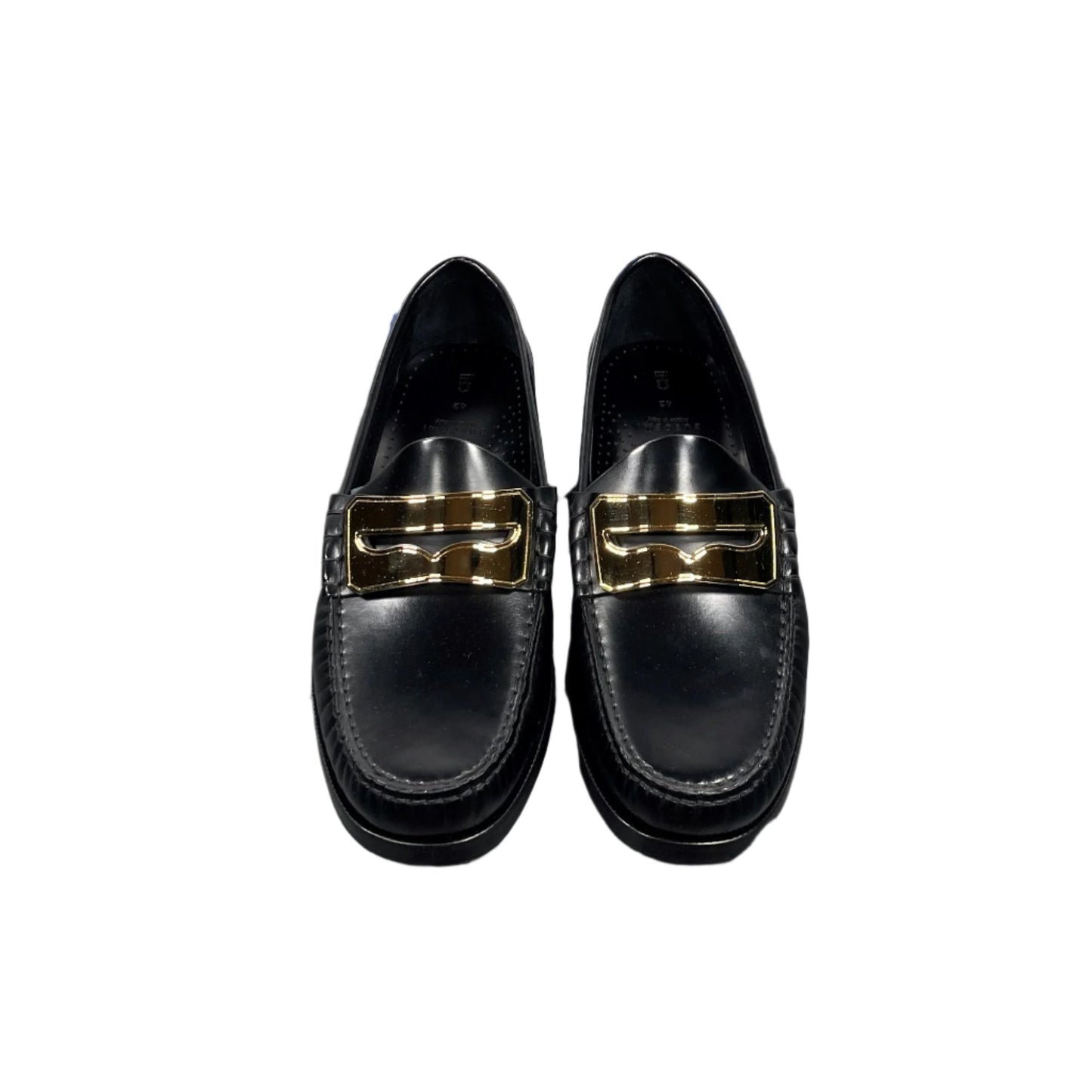 Buscemi Mens Town Loafer Black Leather Loafers | Positivo Clothing