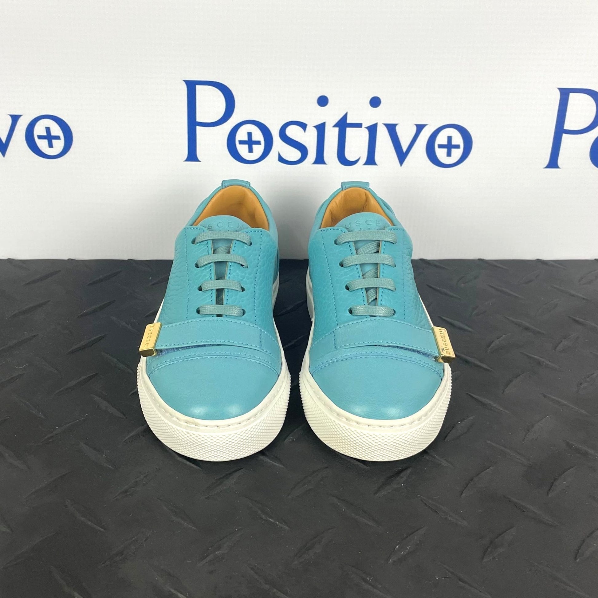 Buscemi 50MM Kid Oxygen Leather Sneakers | Positivo Clothing