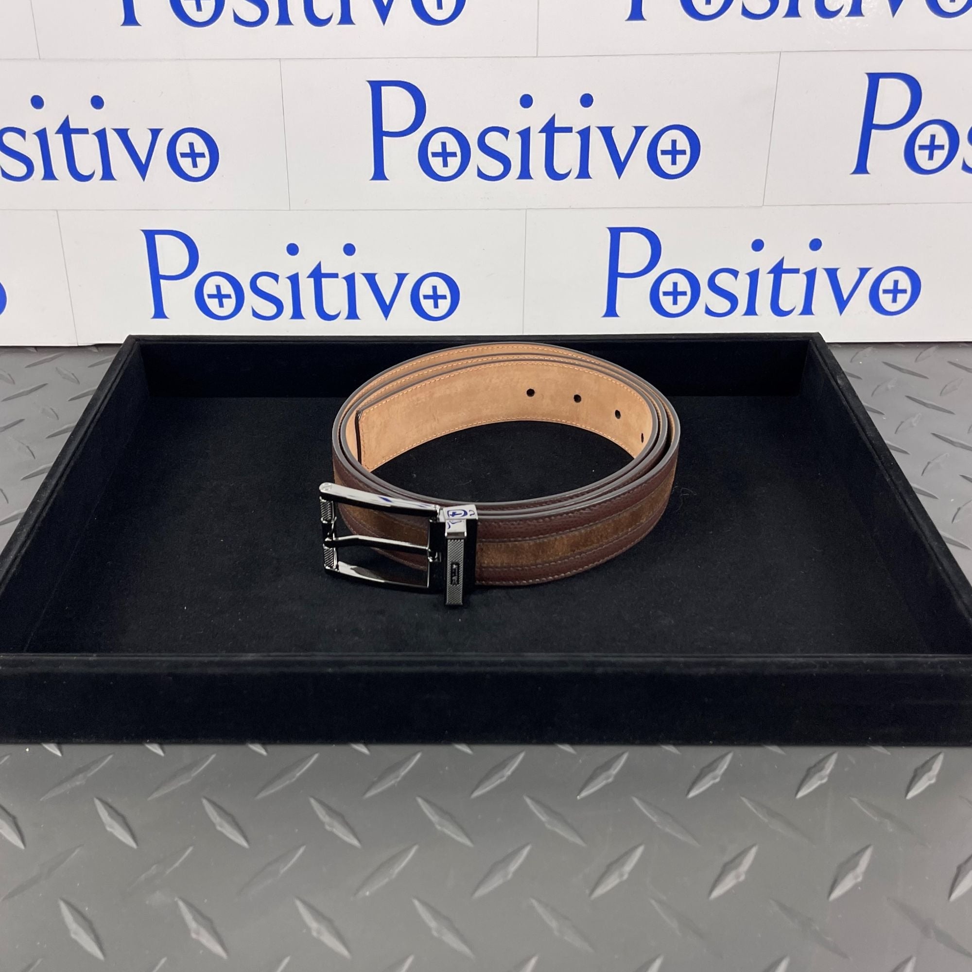 Bally Astor Mid Brown Leather Belt | Positivo Clothing