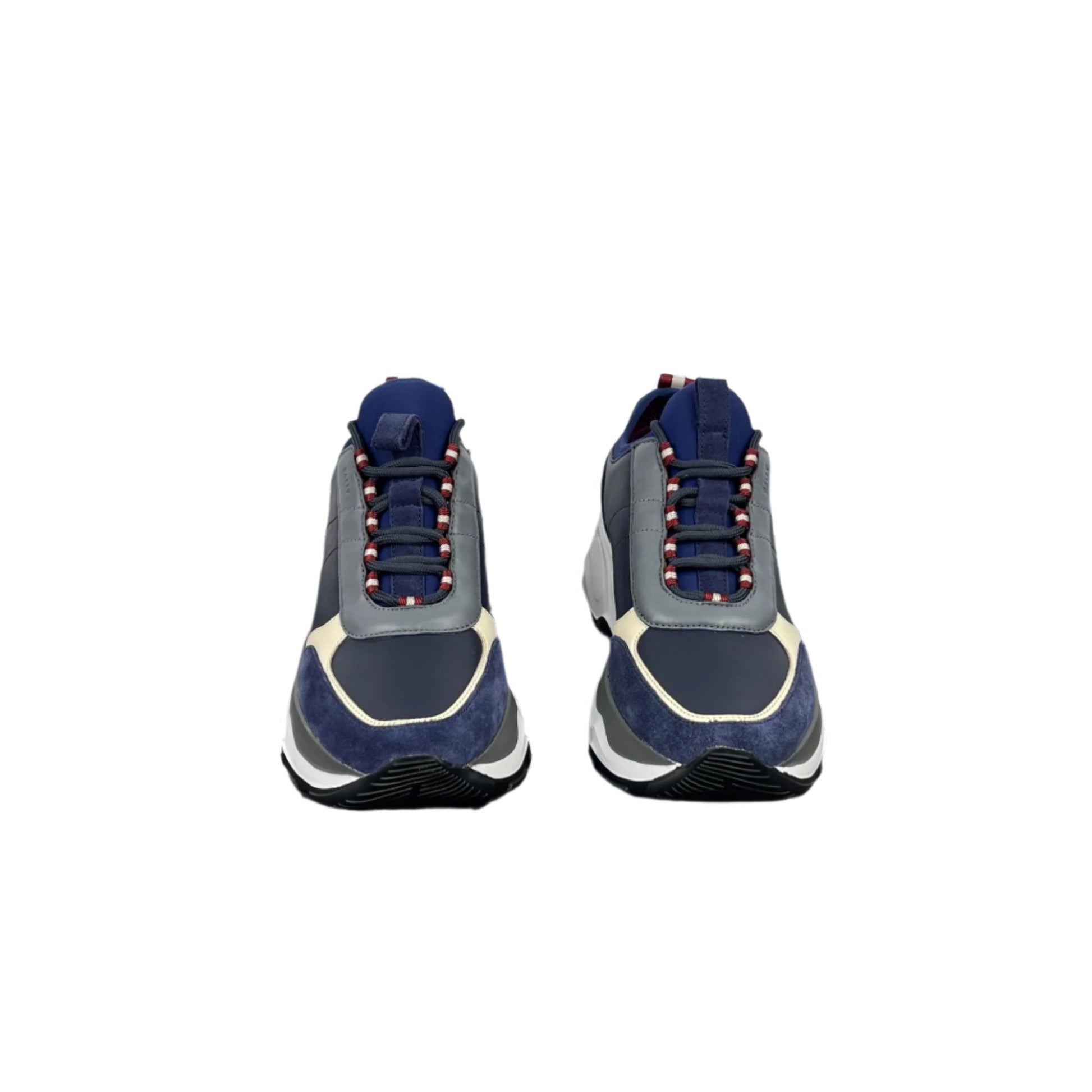 Bally Berlin Marine Merlot Synthetic Sneakers | Positivo Clothing