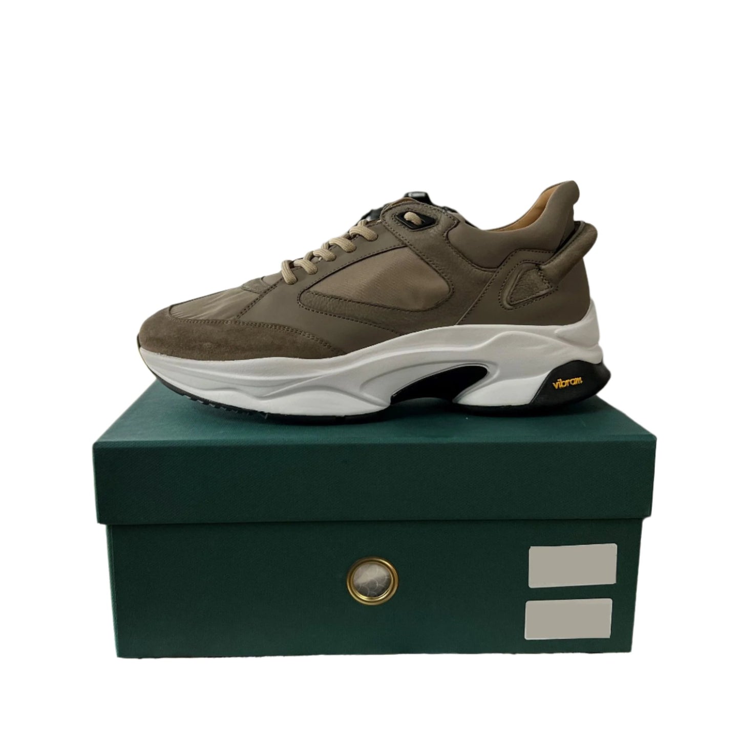 Buscemi Veloce Mix Dove Grey Suede Sneakers