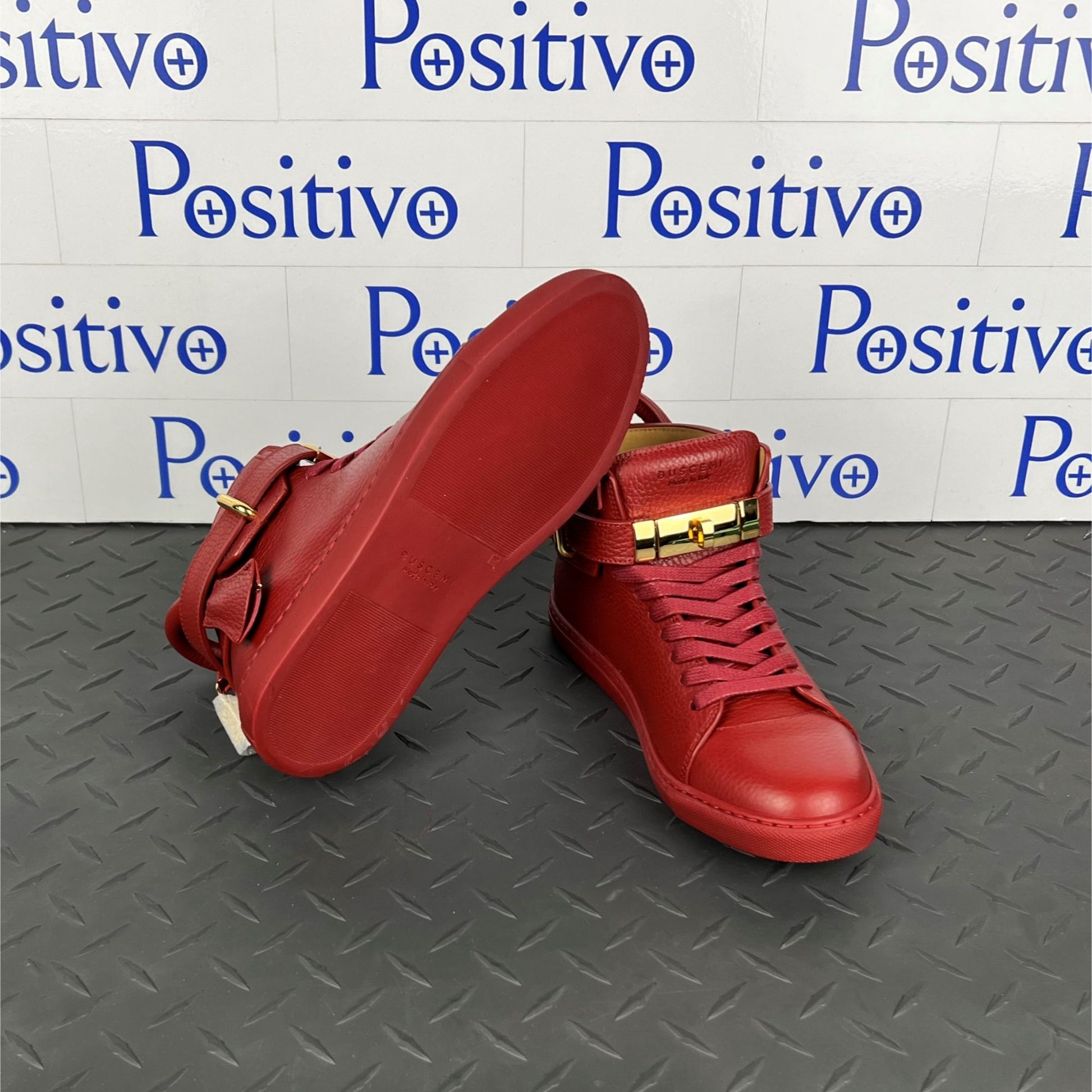 Buscemi Womens 100MM Flat Guts/Guts Sneakers SAMPLE | Positivo Clothing