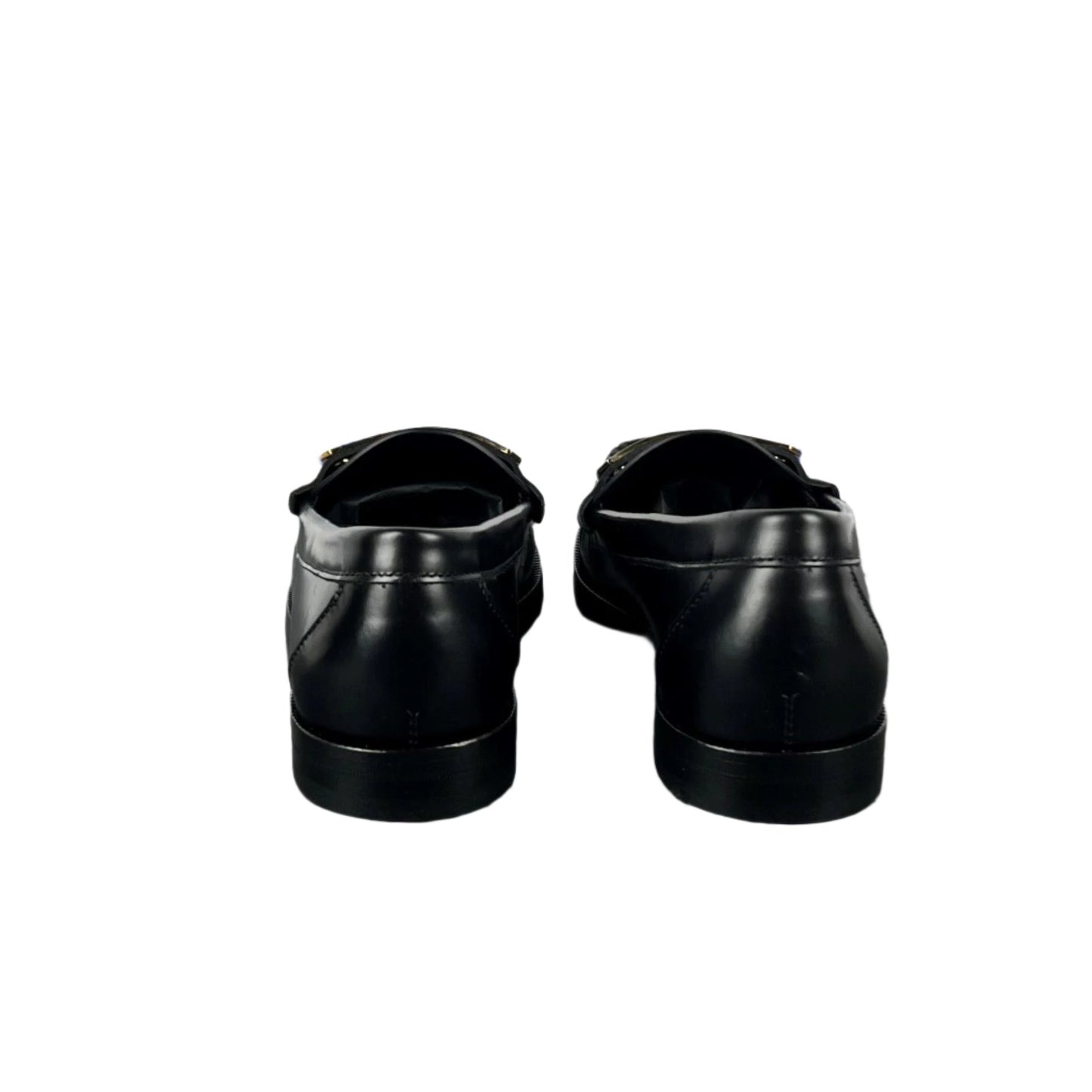 Buscemi Mens Town Loafer Black Leather Loafers | Positivo Clothing