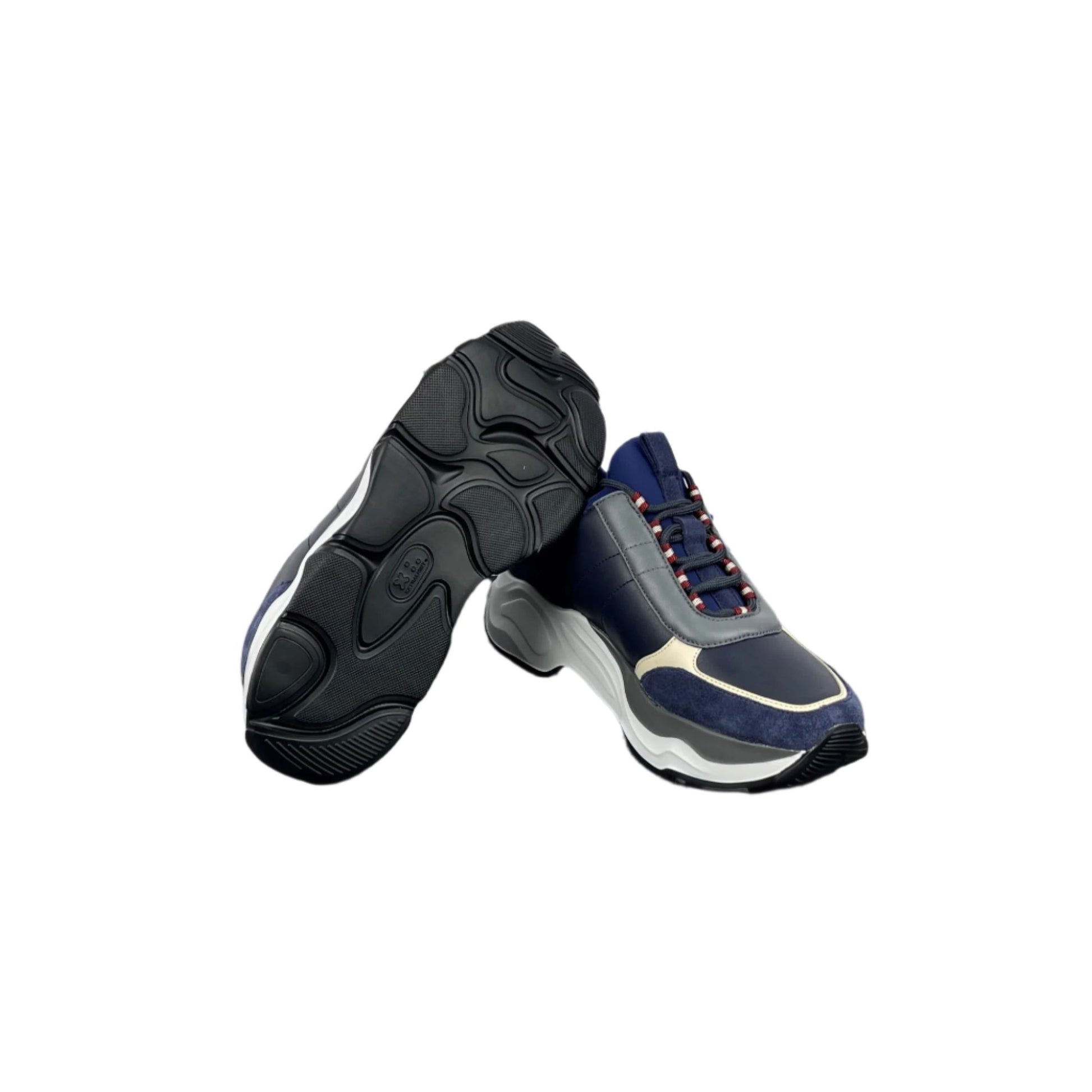 Bally Berlin Marine Merlot Synthetic Sneakers | Positivo Clothing