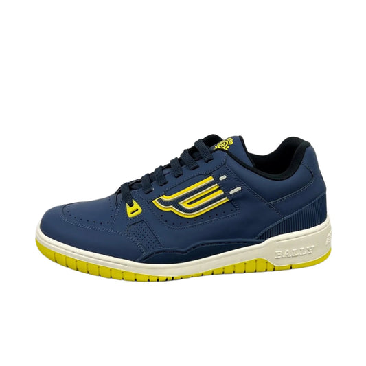 Bally Kuba Blue Sky Leather Low Top Sneakers | Positivo Clothing