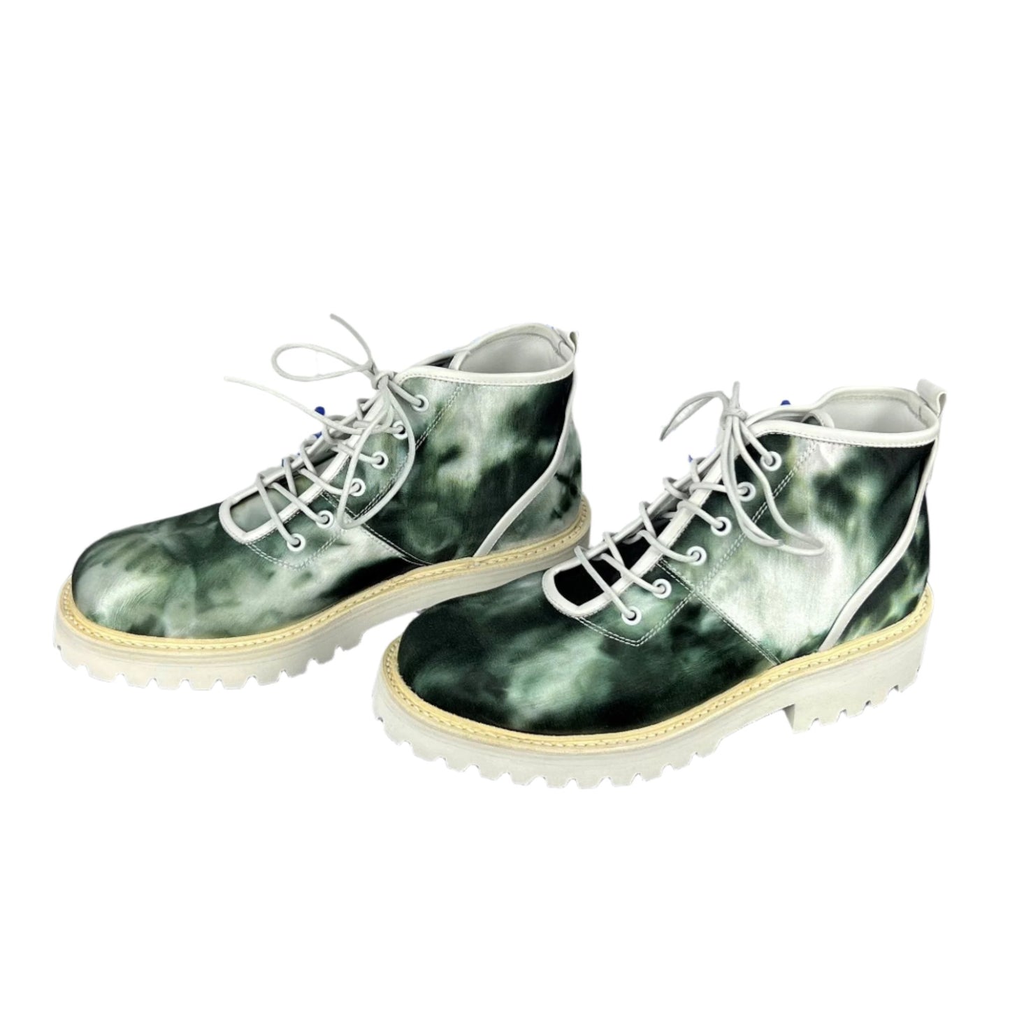 Buscemi Mens Lotta Tie Dye Canvas Boots SAMPLE | Positivo Clothing